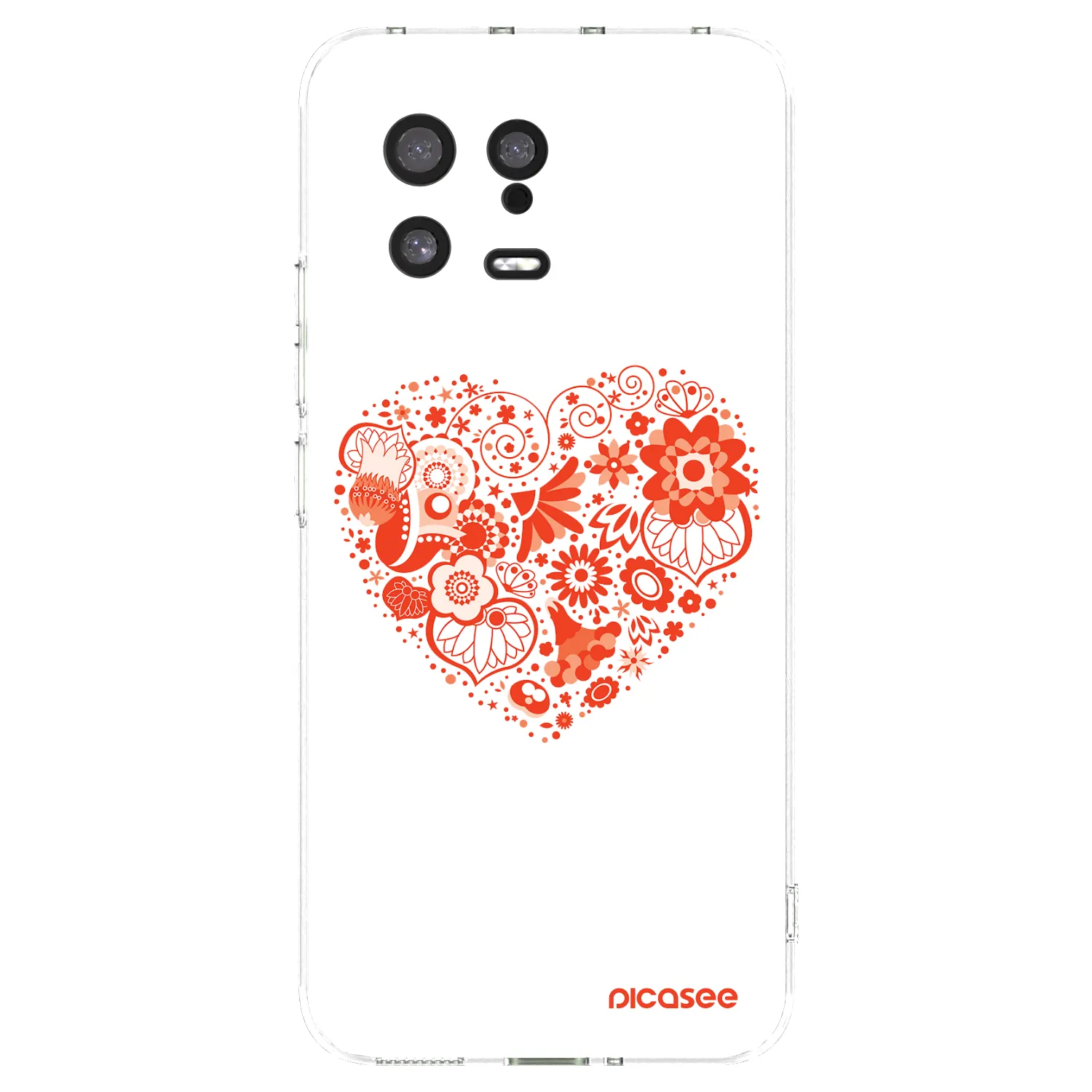 Picasee husă transparentă din silicon pentru Xiaomi 13 - Big heart