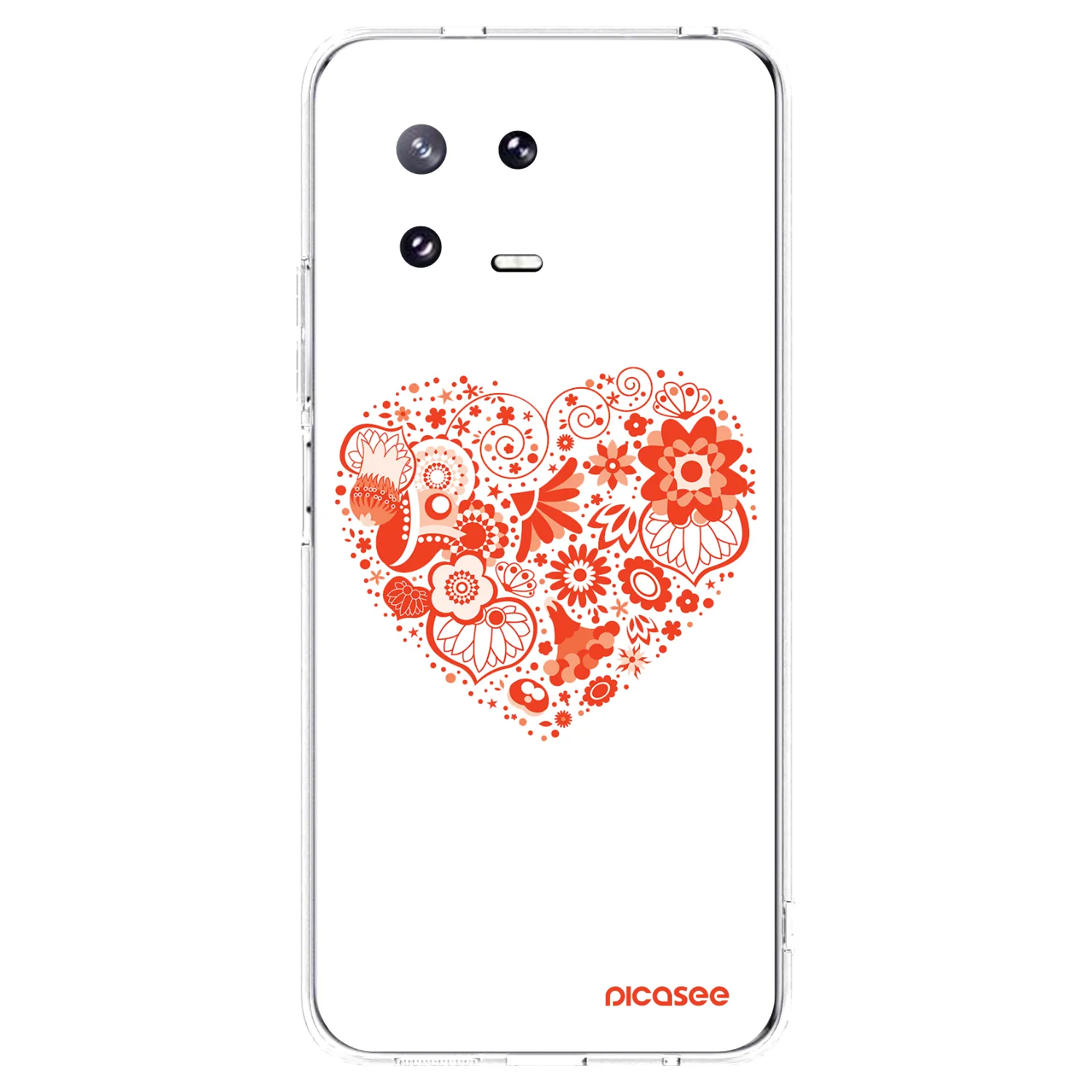 Picasee husă transparentă din silicon pentru Xiaomi 13 Pro - Big heart