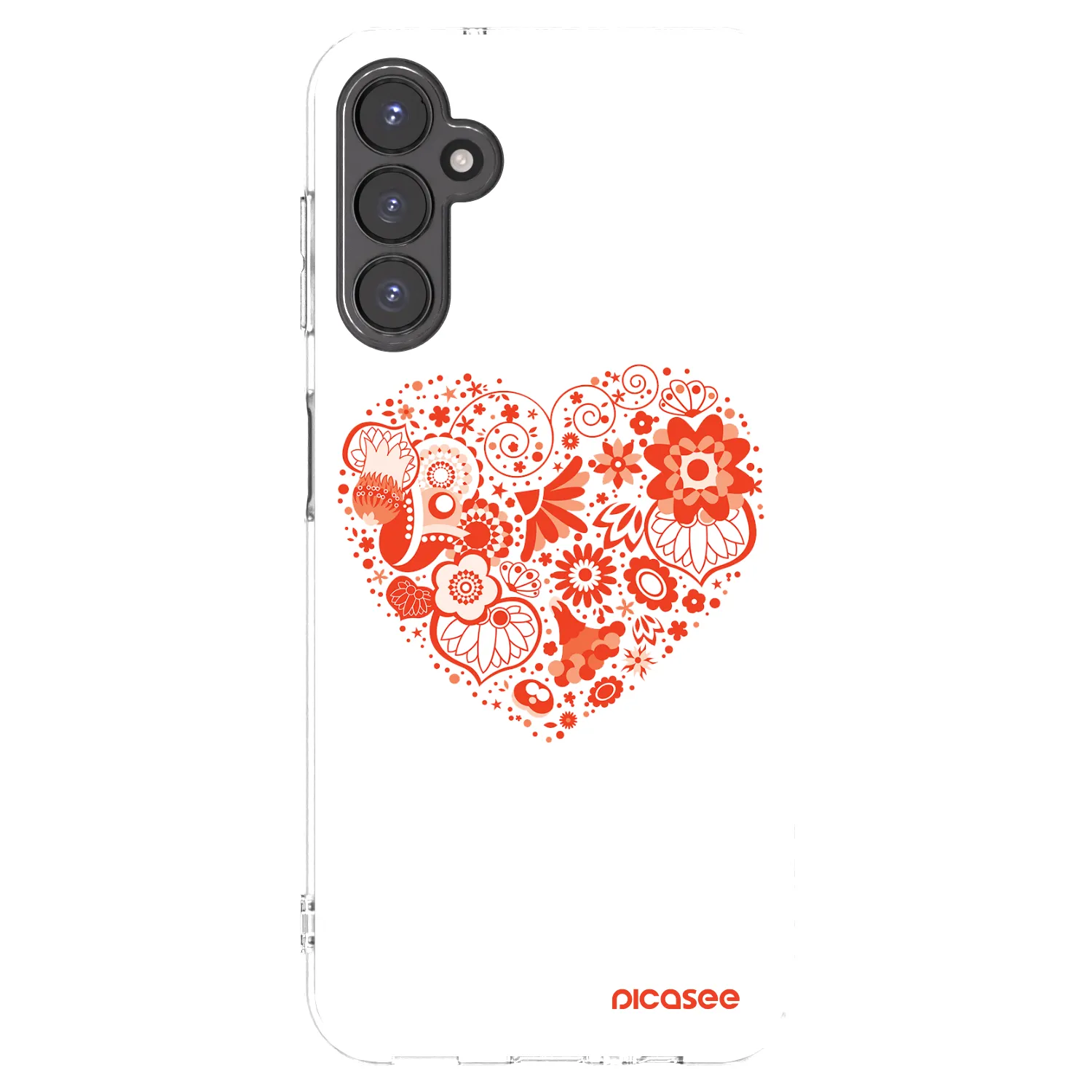 Picasee husă transparentă din silicon pentru Samsung Galaxy A14 4G A145R - Big heart