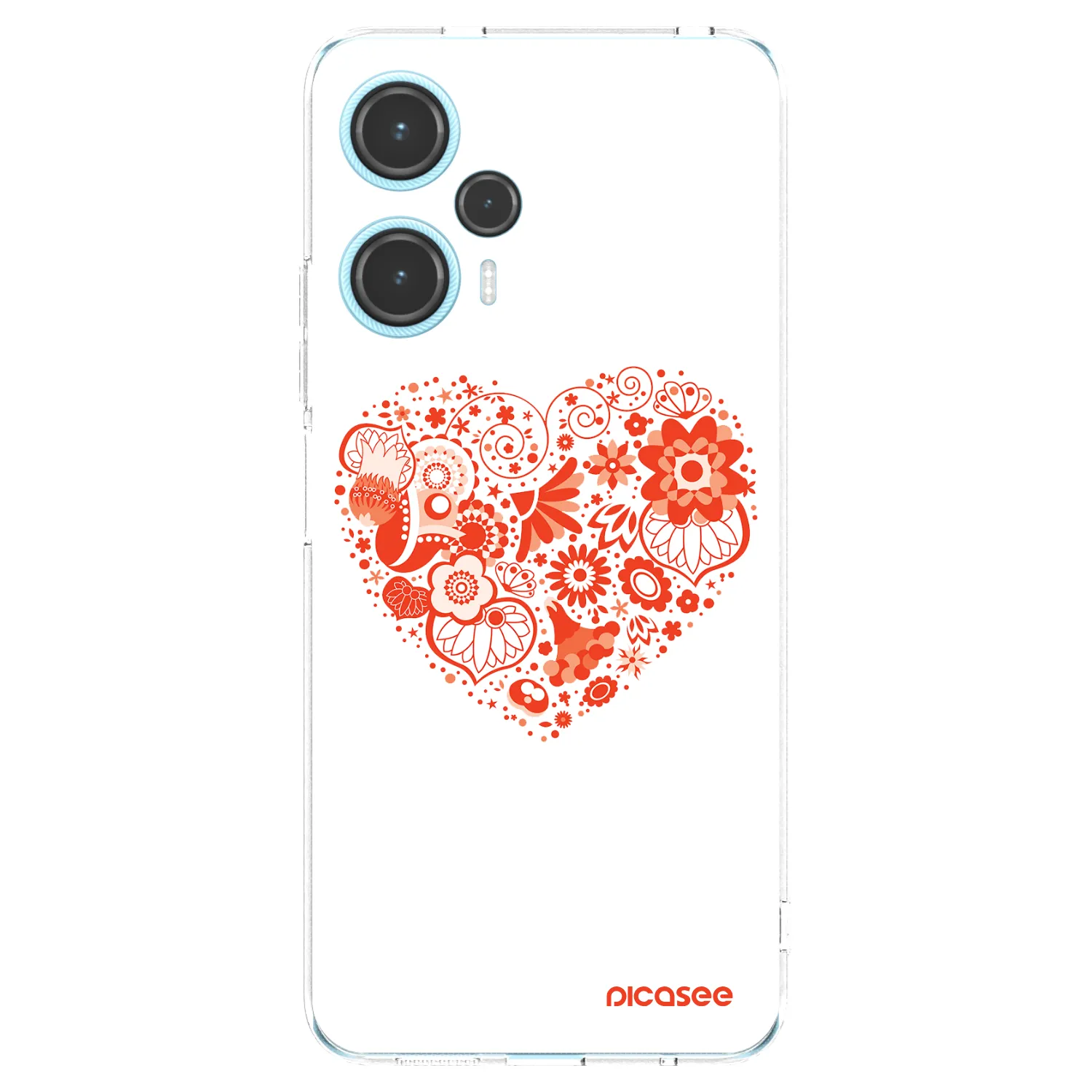 Picasee husă transparentă din silicon pentru Xiaomi Poco F5 - Big heart