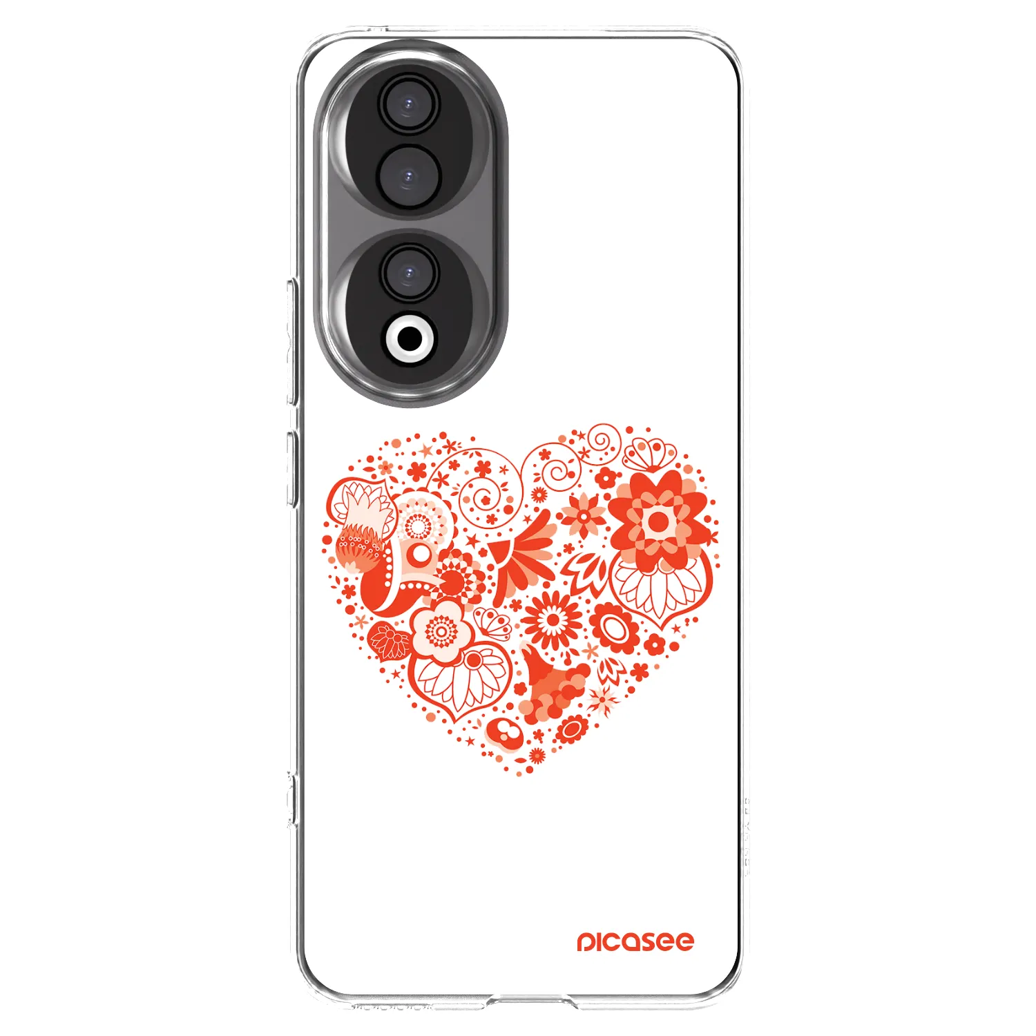 Picasee husă transparentă din silicon pentru Honor 90 5G - Big heart