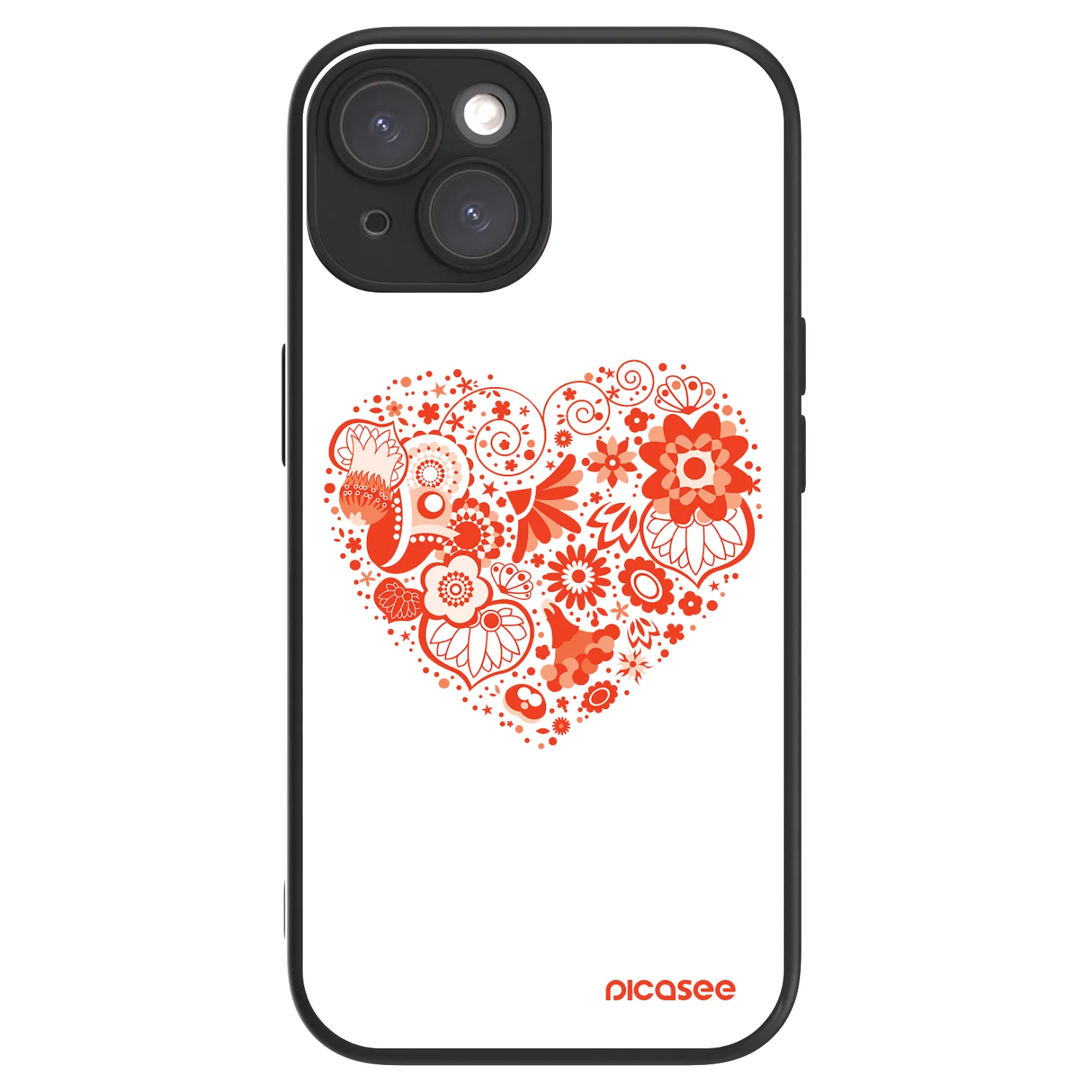 Picasee ULTIMATE CASE MagSafe pentru Apple iPhone 15 - Big heart