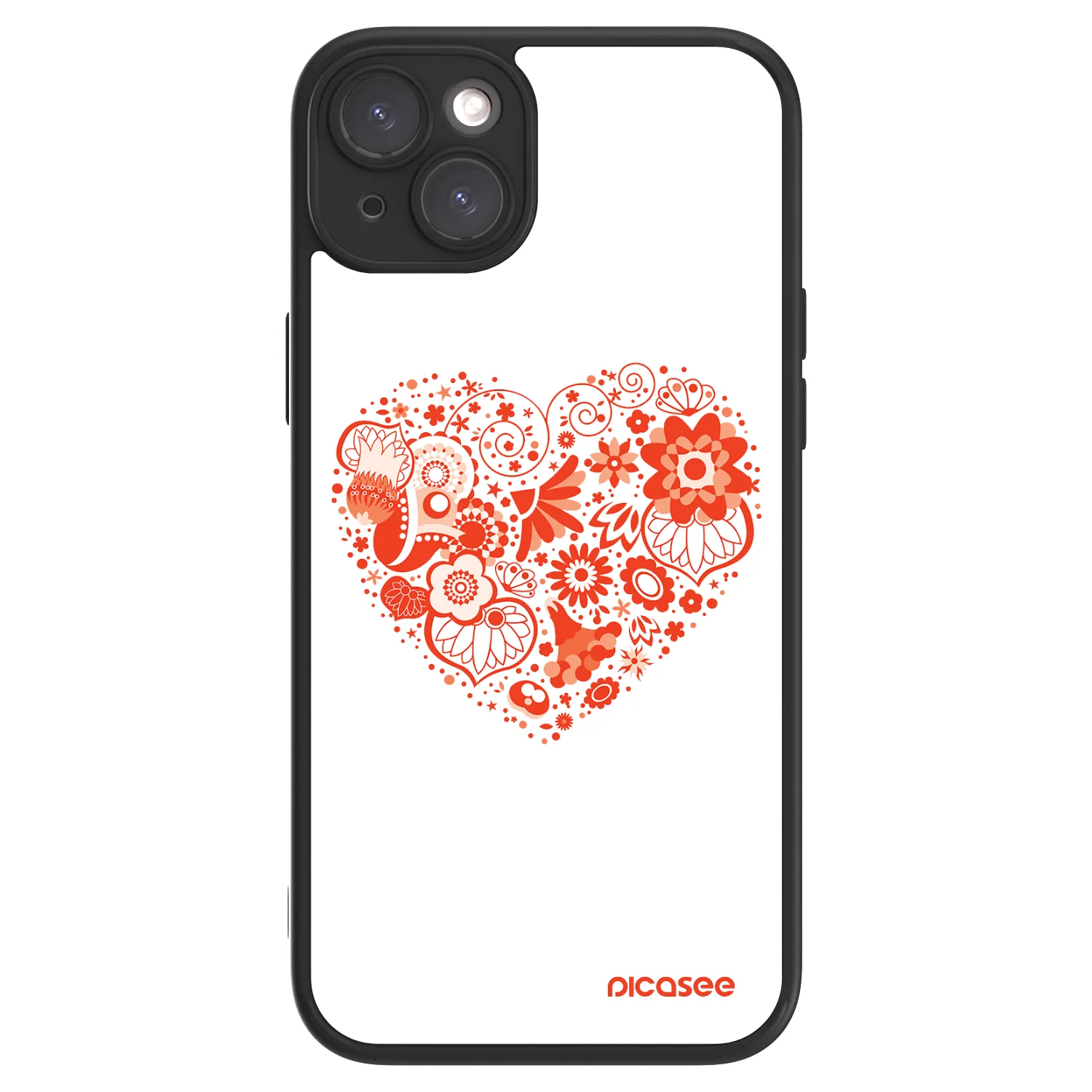 Picasee ULTIMATE CASE MagSafe pentru Apple iPhone 15 Plus - Big heart