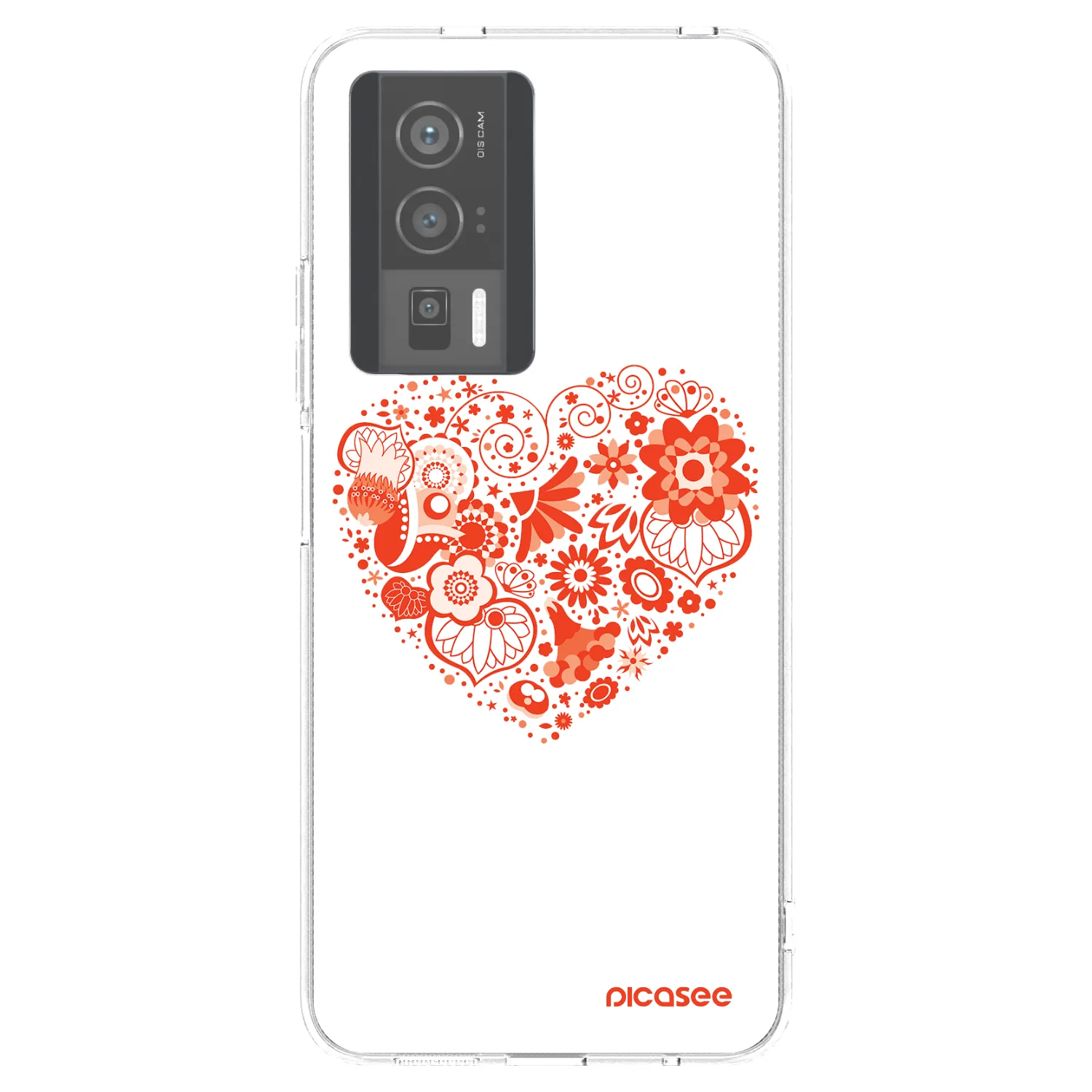 Picasee husă transparentă din silicon pentru Xiaomi Poco F5 Pro 5G - Big heart