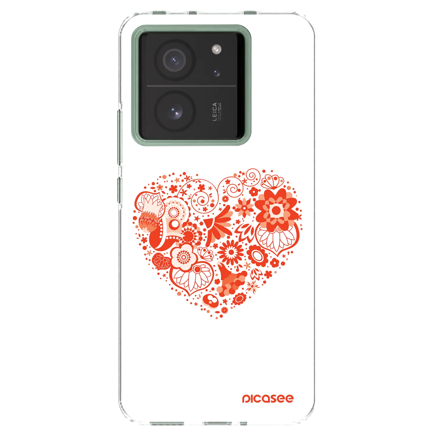 Picasee husă transparentă din silicon pentru Xiaomi 13T - Big heart