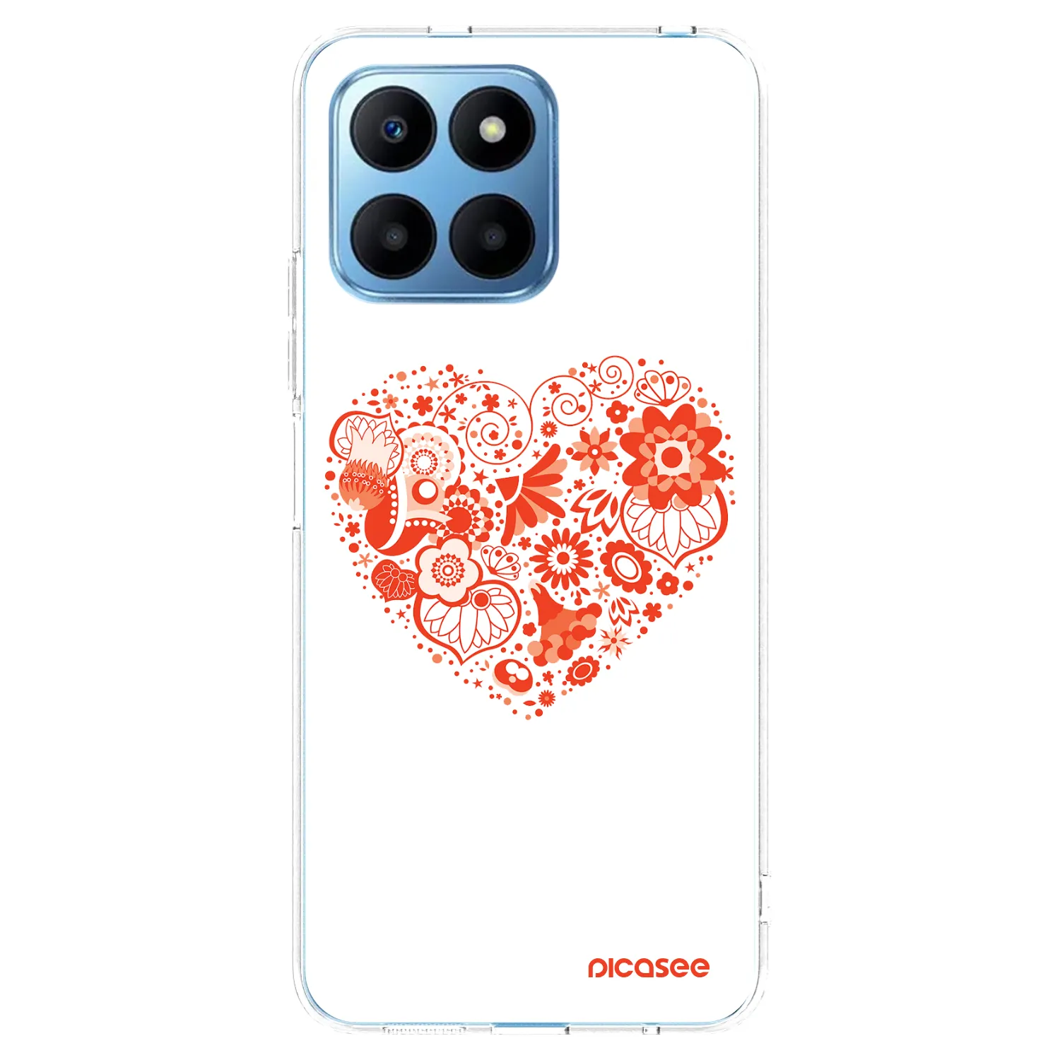 Picasee husă transparentă din silicon pentru Honor 70 Lite - Big heart