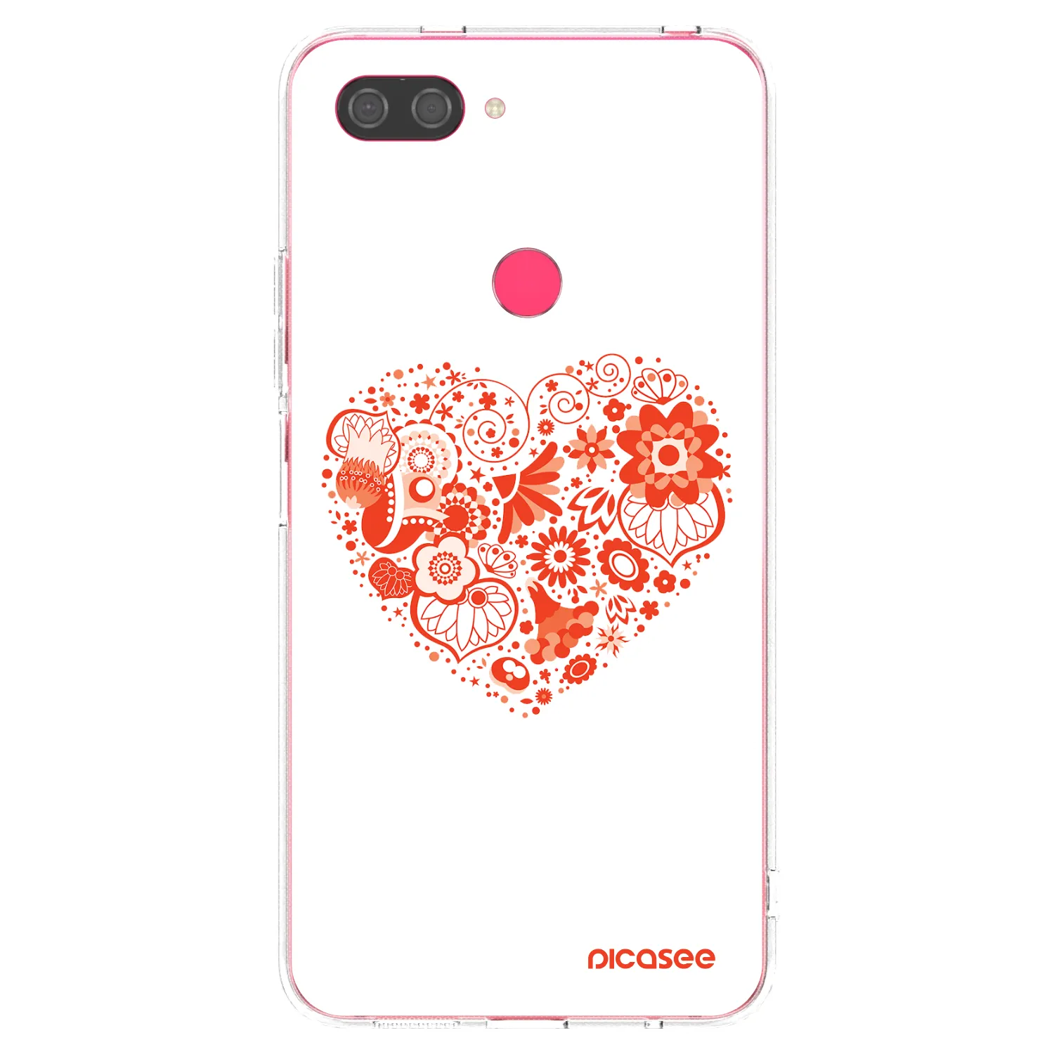 Picasee husă transparentă din silicon pentru Xiaomi Mi 8 Lite - Big heart