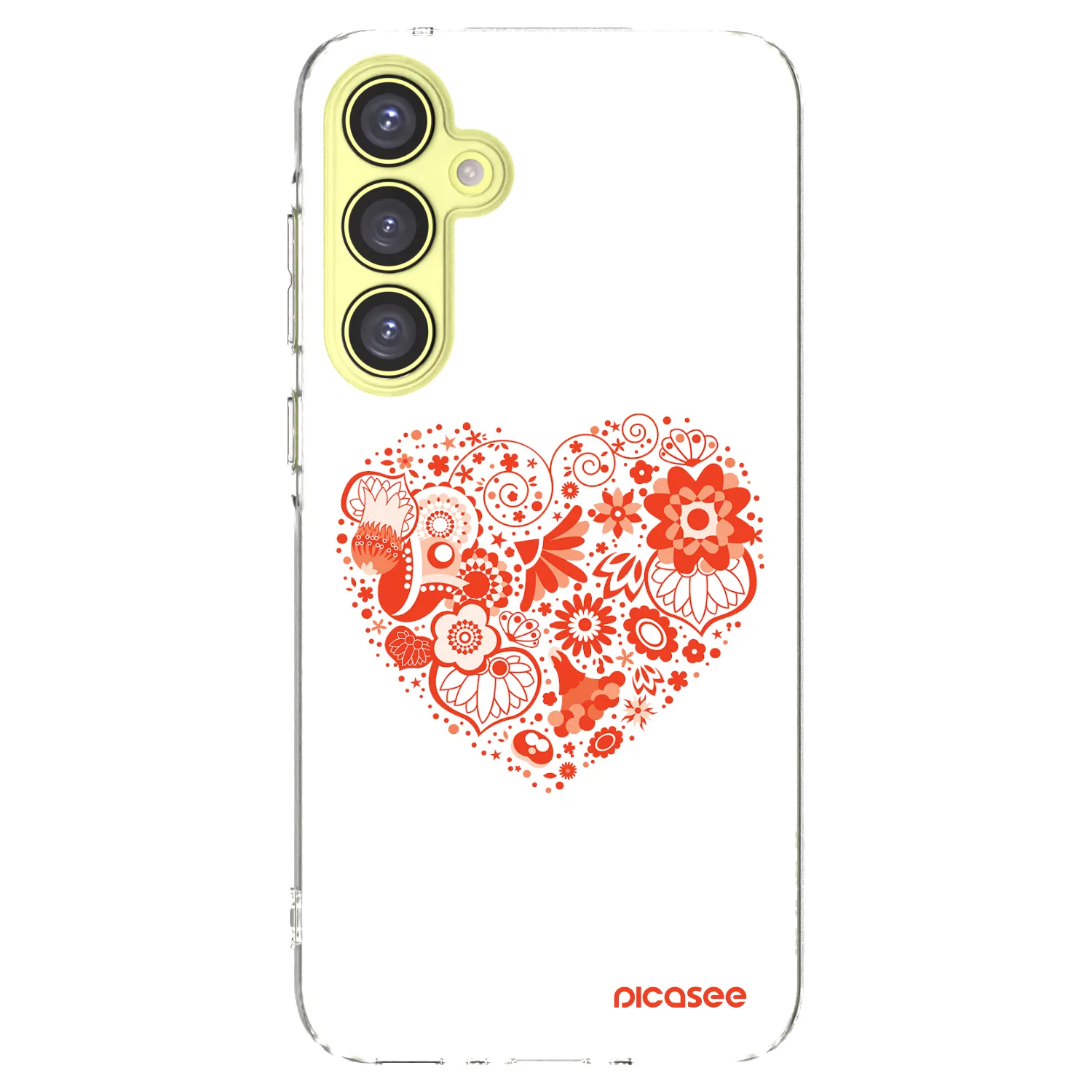 Picasee husă transparentă din silicon pentru Samsung Galaxy A35 5G A356B - Big heart
