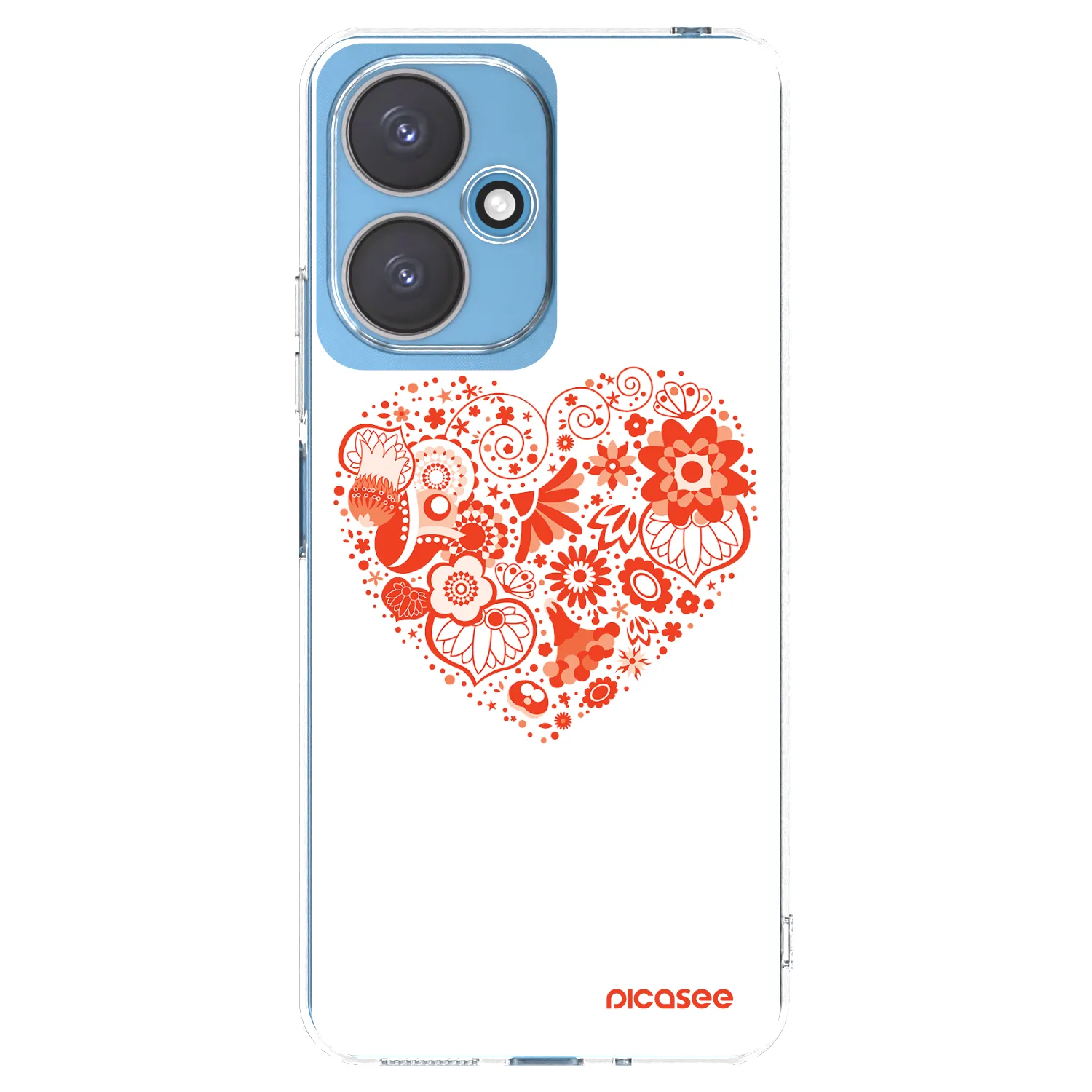 Picasee husă transparentă din silicon pentru Xiaomi Redmi 13C 5G - Big heart
