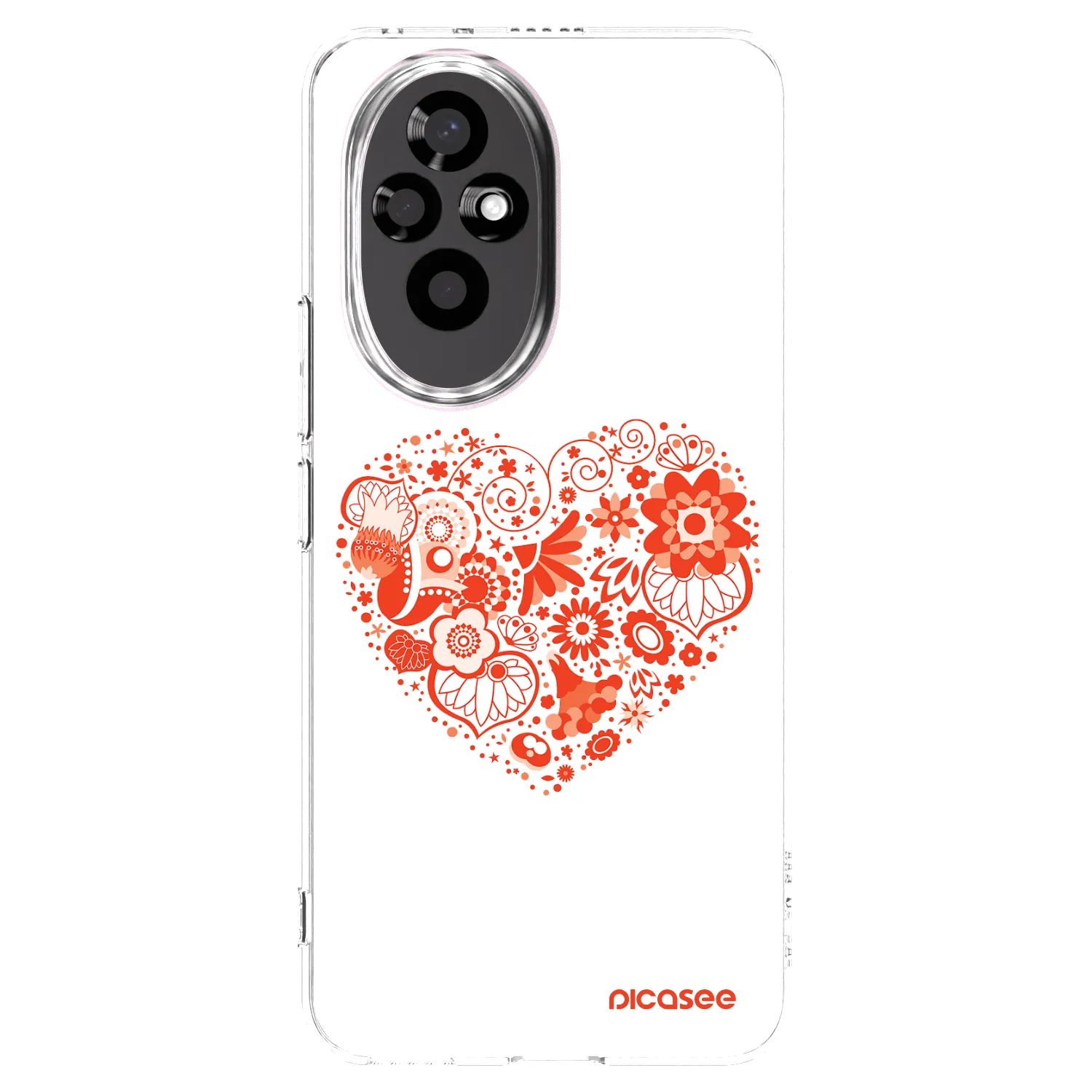 Picasee husă transparentă din silicon pentru Honor 200 Pro 5G - Big heart