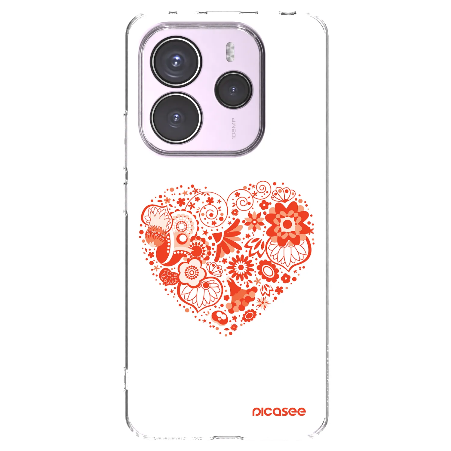 Picasee husă transparentă din silicon pentru Xiaomi Redmi Note 14 5G - Big heart