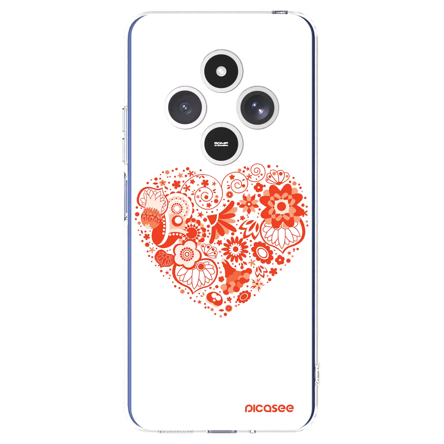 Picasee husă transparentă din silicon pentru Xiaomi Redmi 14C - Big heart