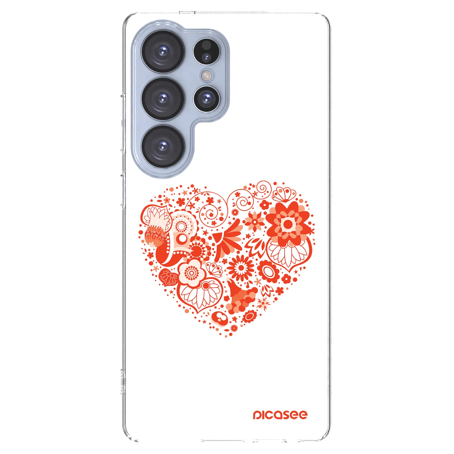 Picasee husă transparentă din silicon pentru Samsung Galaxy S25 Ultra 5G - Big heart