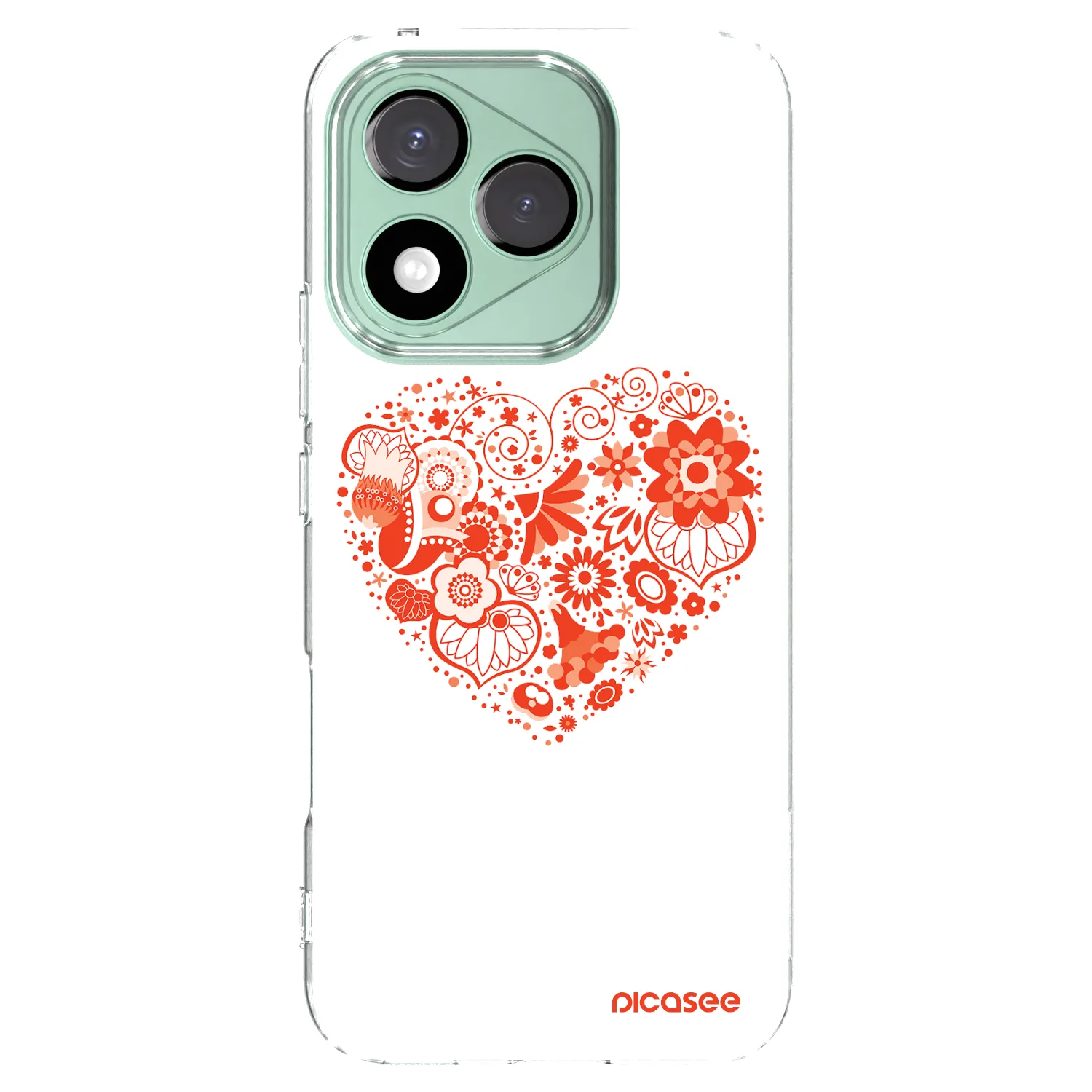 Picasee husă transparentă din silicon pentru Honor 400 Lite 5G - Big heart