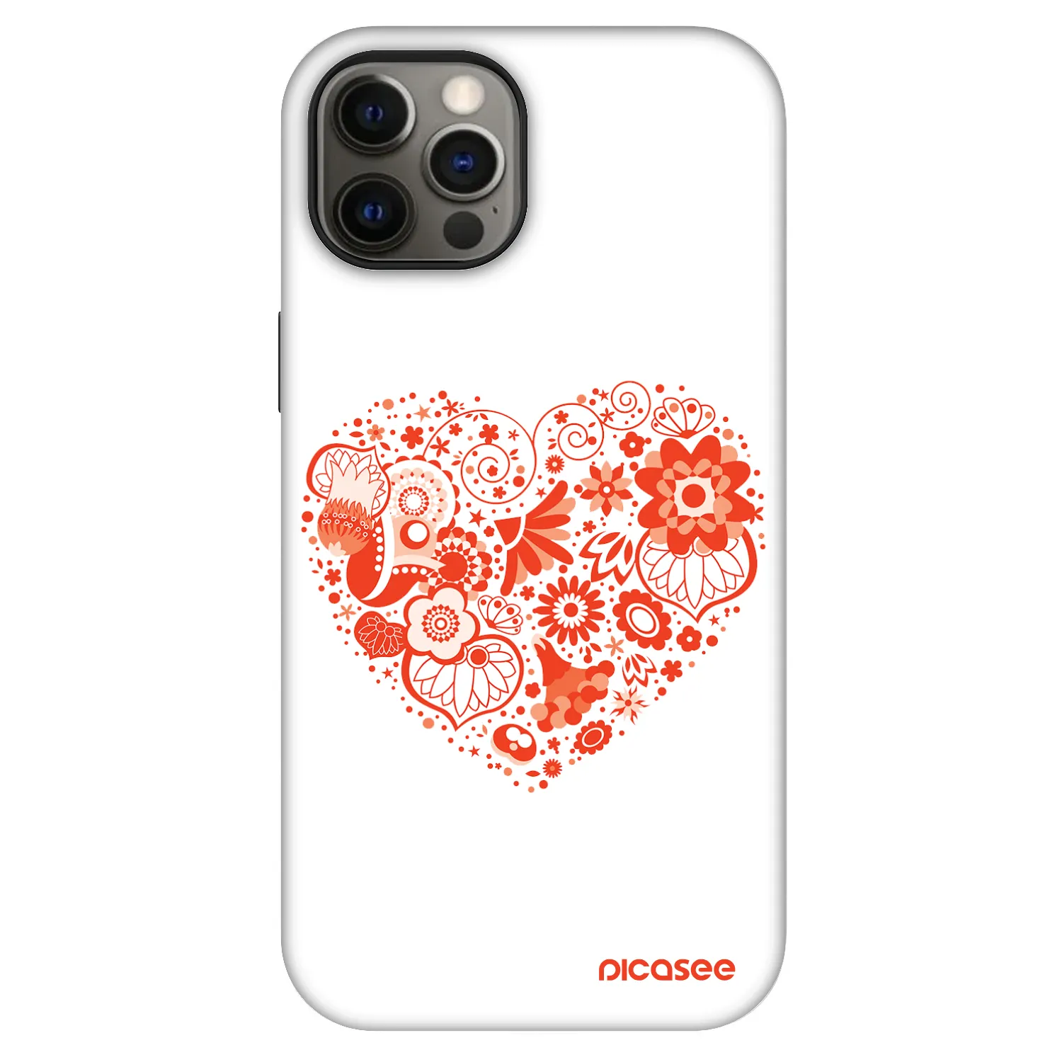 Picasee Fashion Case MagSafe pentru Apple iPhone 12 - Big heart