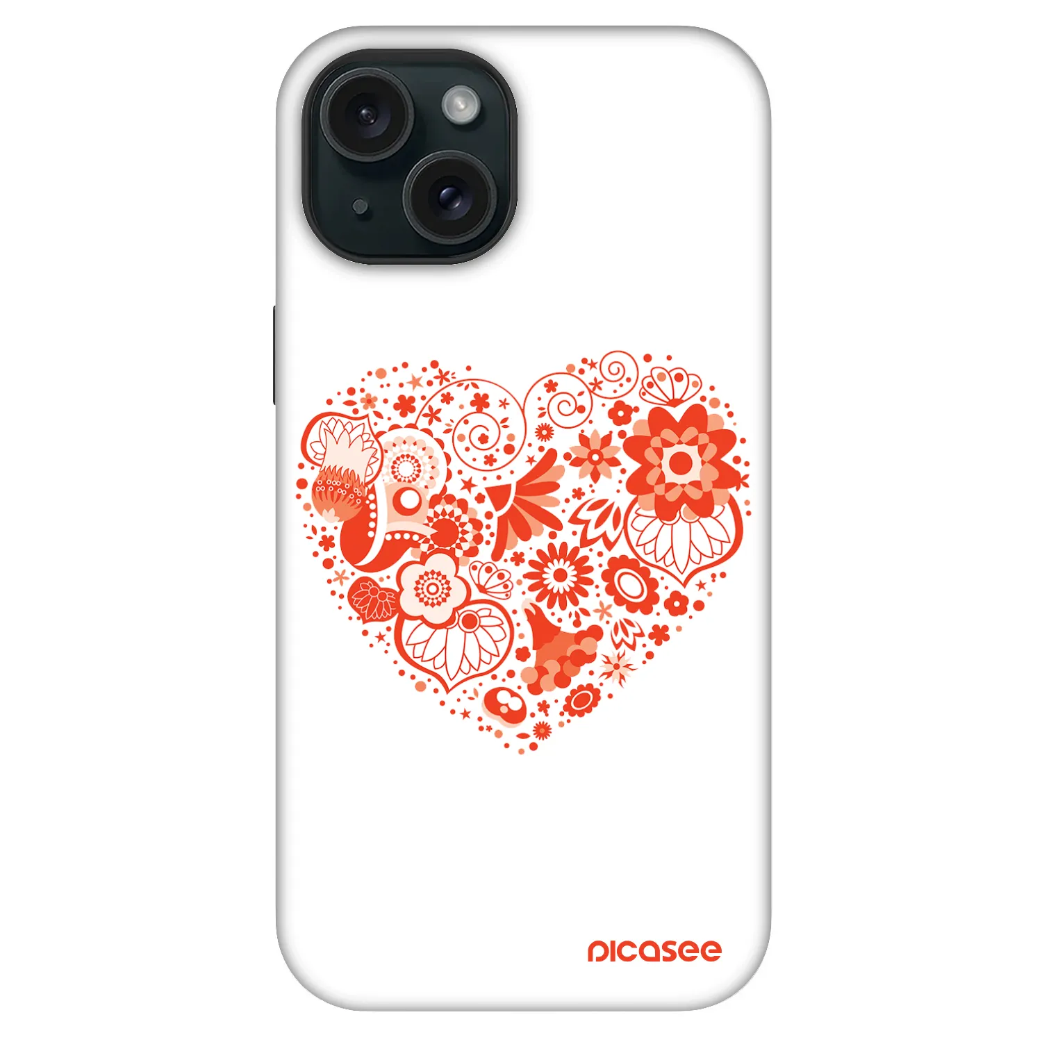 Picasee Fashion Case MagSafe pentru Apple iPhone 15 - Big heart