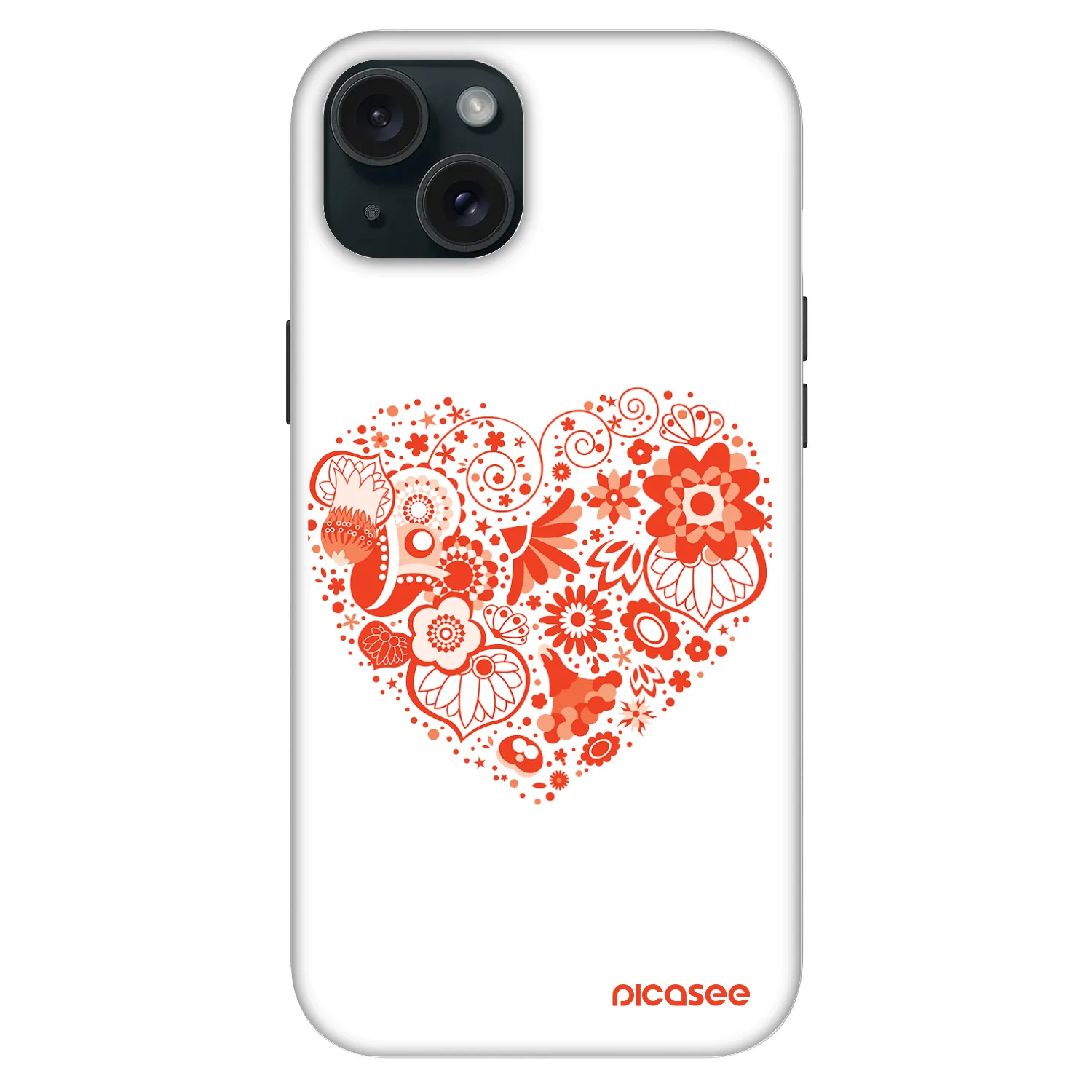 Picasee Fashion Case MagSafe pentru Apple iPhone 15 Plus - Big heart