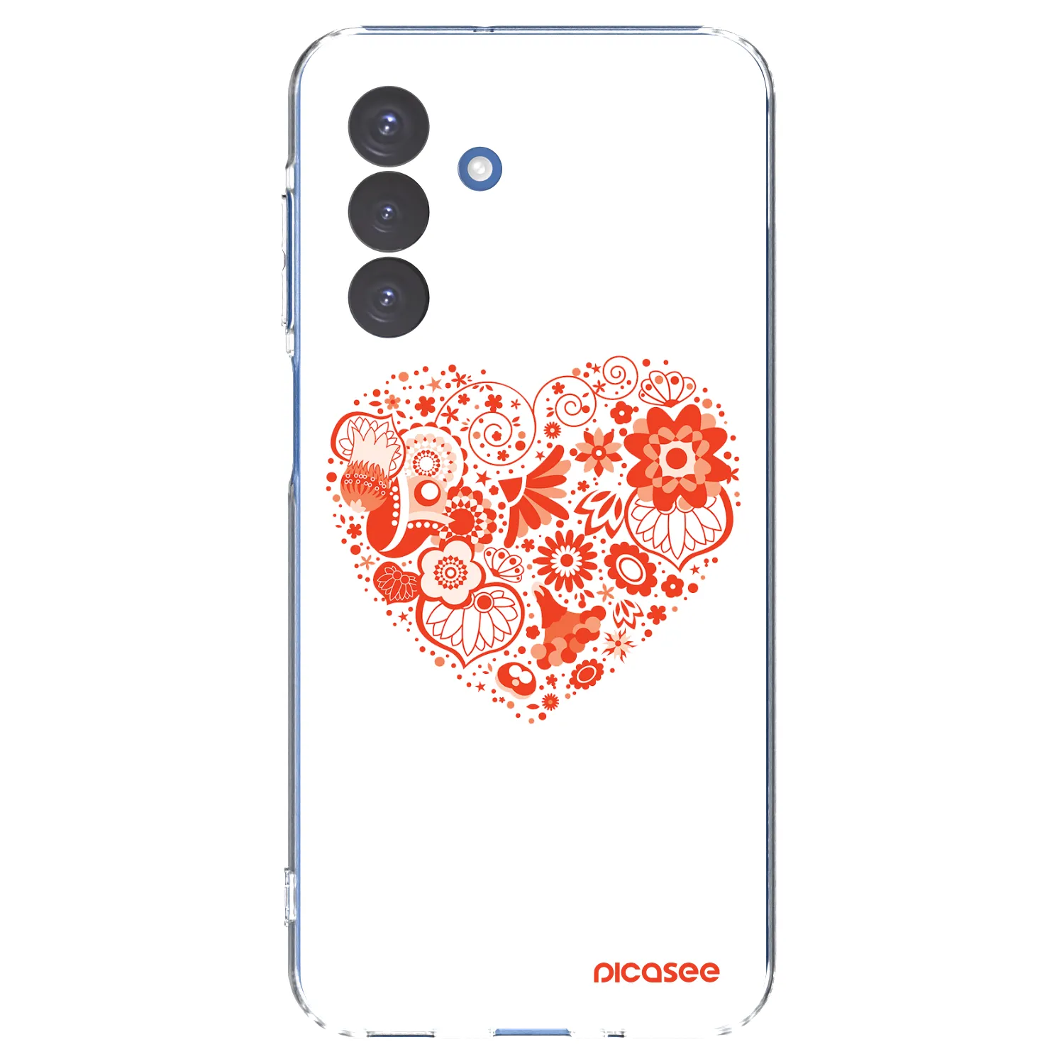 Picasee husă transparentă din silicon pentru Samsung Galaxy A17 5G - Big heart