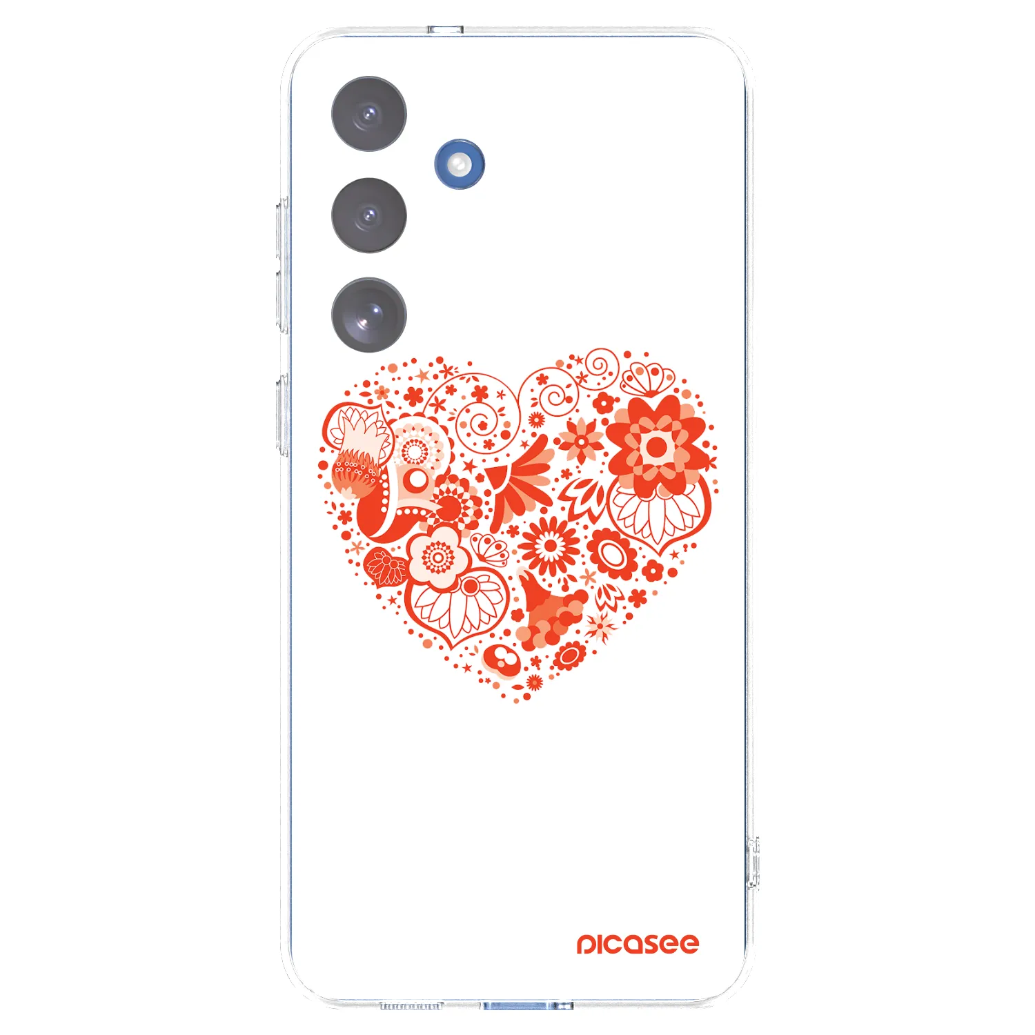 Picasee husă transparentă din silicon pentru Samsung Galaxy S25 FE 5G - Big heart