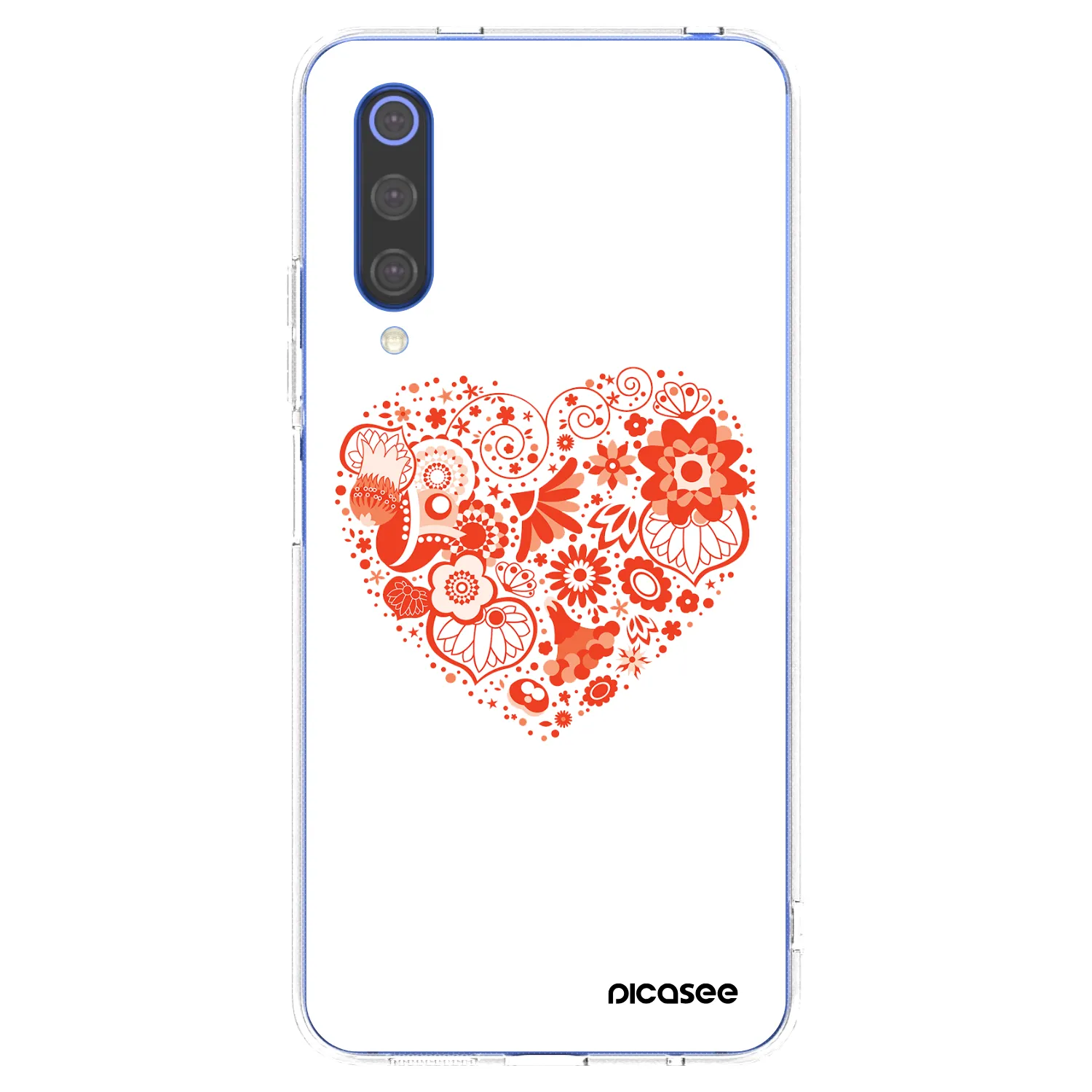 Picasee husă transparentă din silicon pentru Xiaomi Mi 9 SE - Big heart