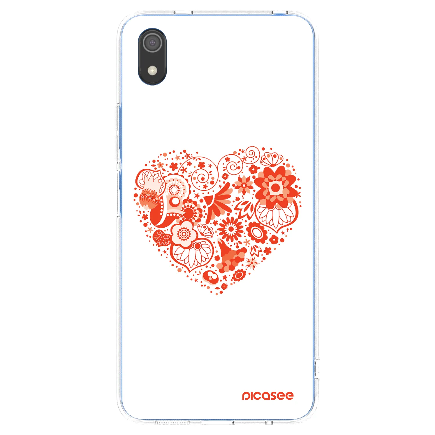Picasee husă transparentă din silicon pentru Xiaomi Redmi 7A - Big heart