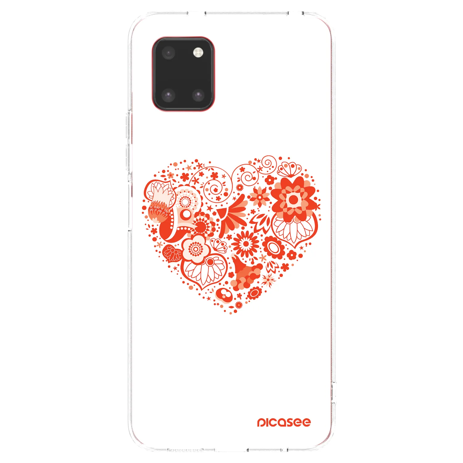 Picasee husă transparentă din silicon pentru Samsung Galaxy Note 10 Lite N770F - Big heart