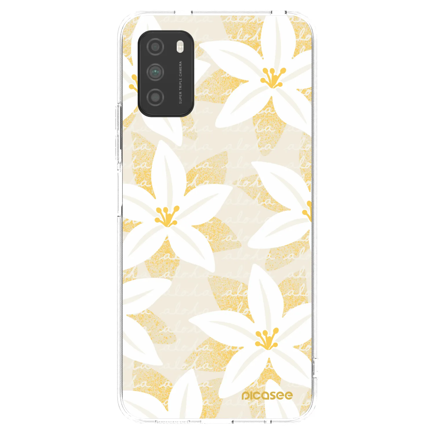 Picasee husă transparentă din silicon pentru Xiaomi Poco M3 - Island Leave