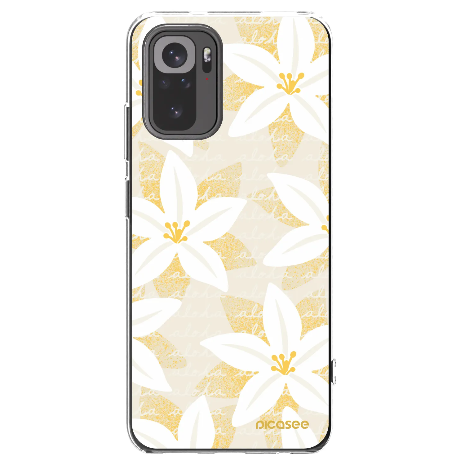 Picasee husă transparentă din silicon pentru Xiaomi Redmi Note 10 - Island Leave