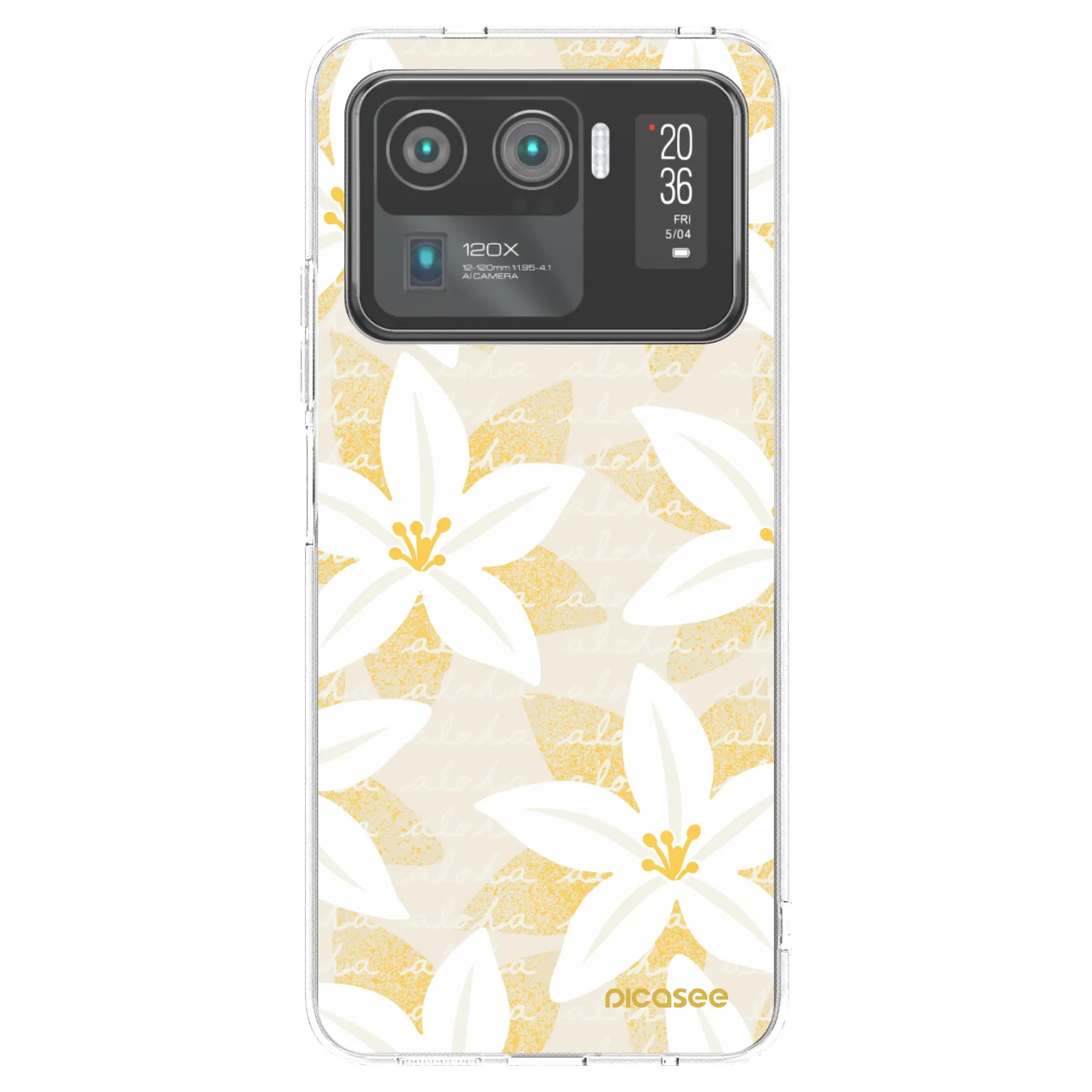 Picasee husă transparentă din silicon pentru Xiaomi Mi 11 Ultra - Island Leave