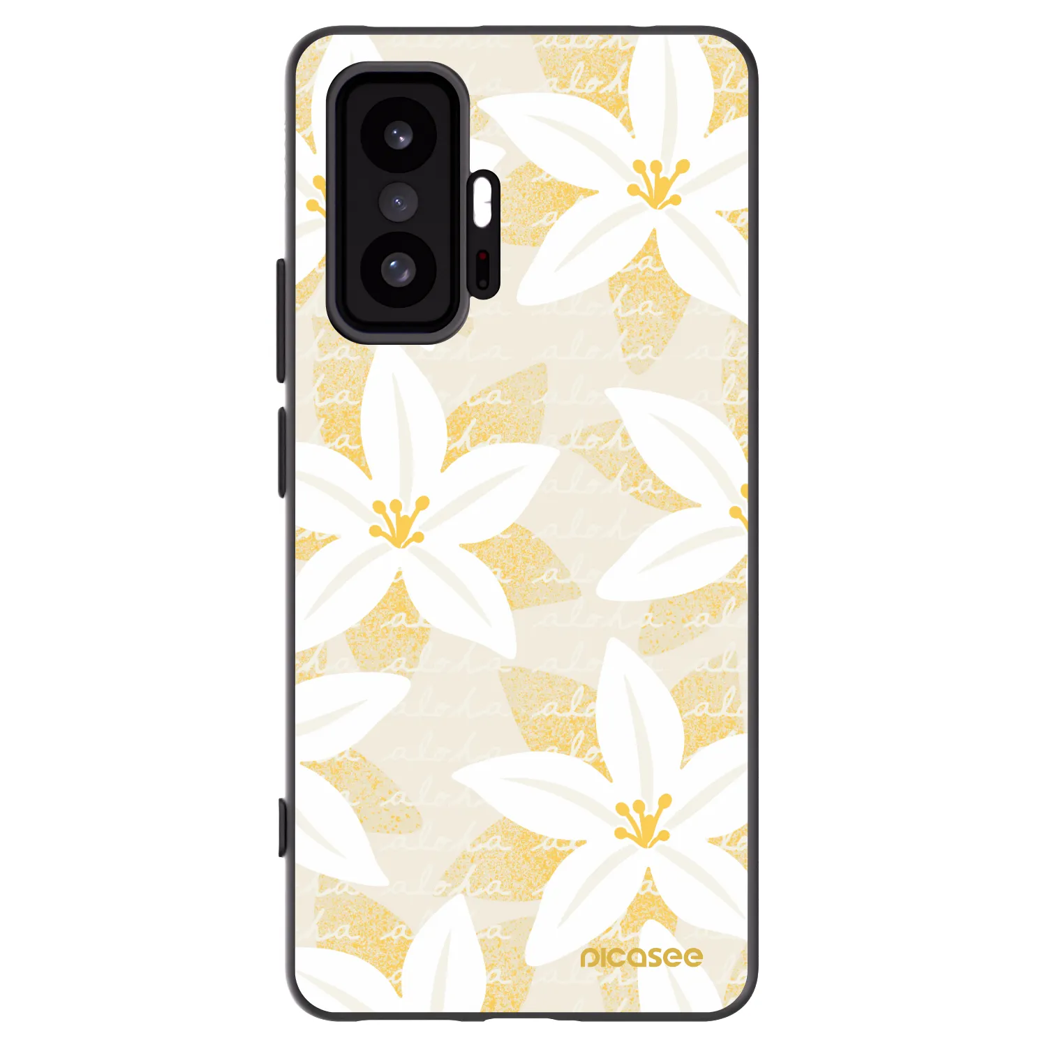 Picasee husă neagră din silicon pentru Xiaomi 11T - Island Leave
