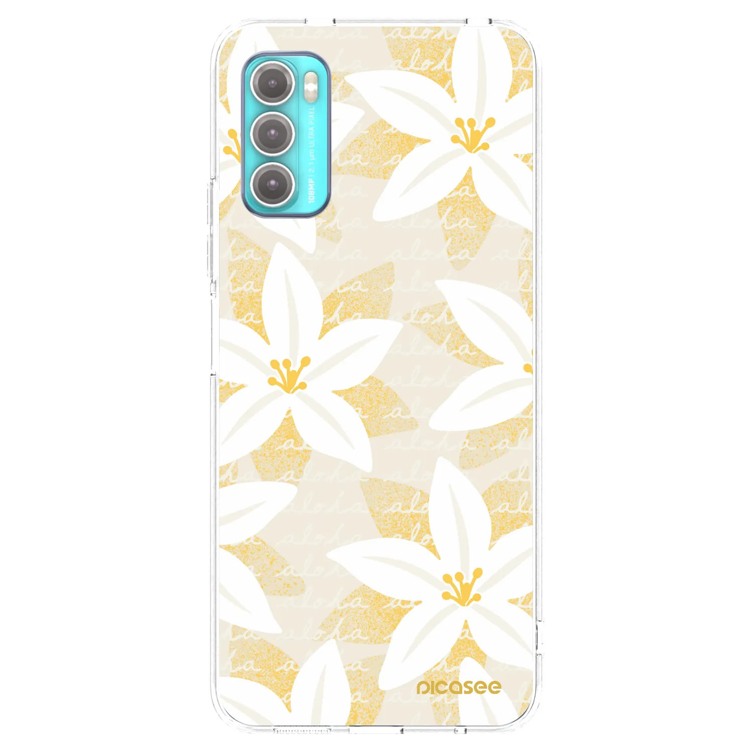 Picasee husă transparentă din silicon pentru Motorola Moto G60 - Island Leave