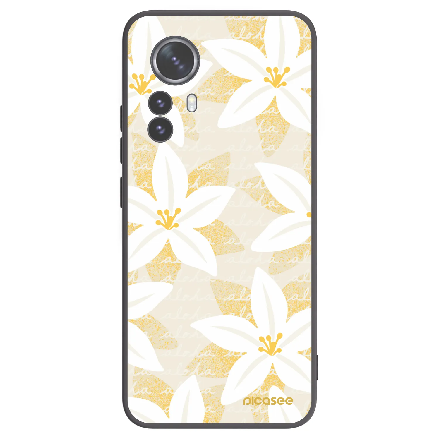 Picasee husă neagră din silicon pentru Xiaomi 12 Pro - Island Leave