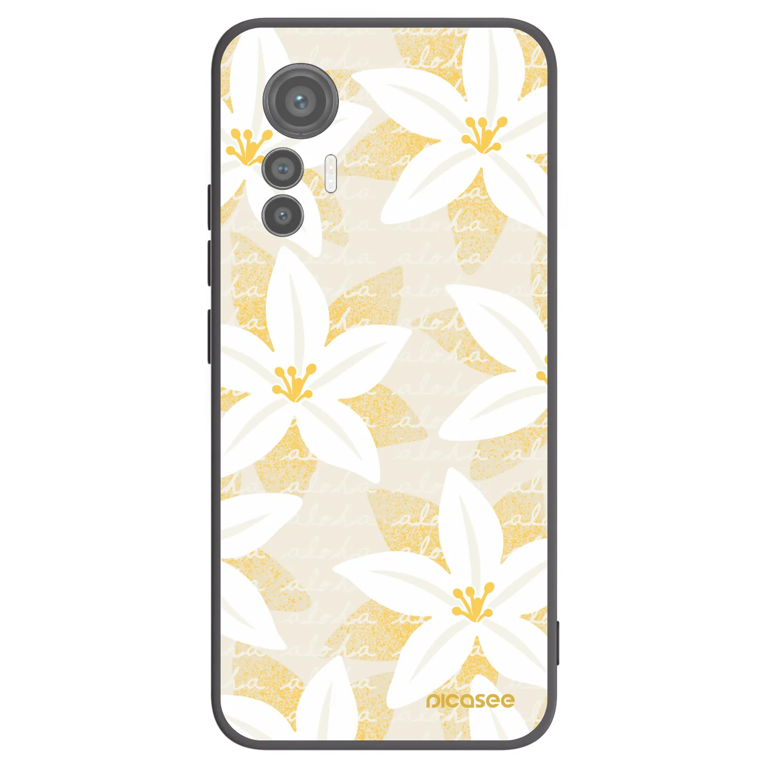 Picasee husă neagră din silicon pentru Xiaomi 12 Lite - Island Leave
