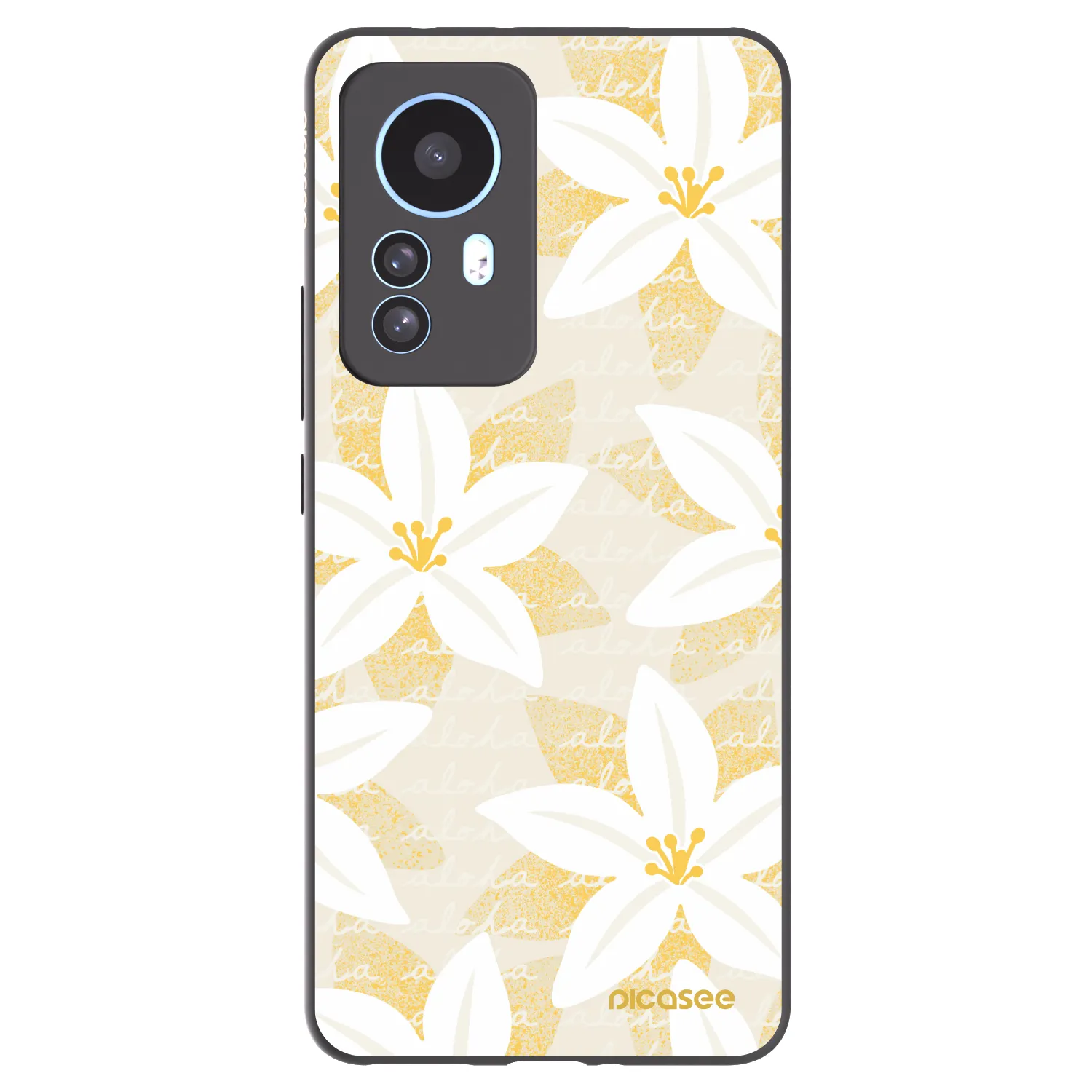 Picasee husă neagră din silicon pentru Xiaomi 12T Pro - Island Leave