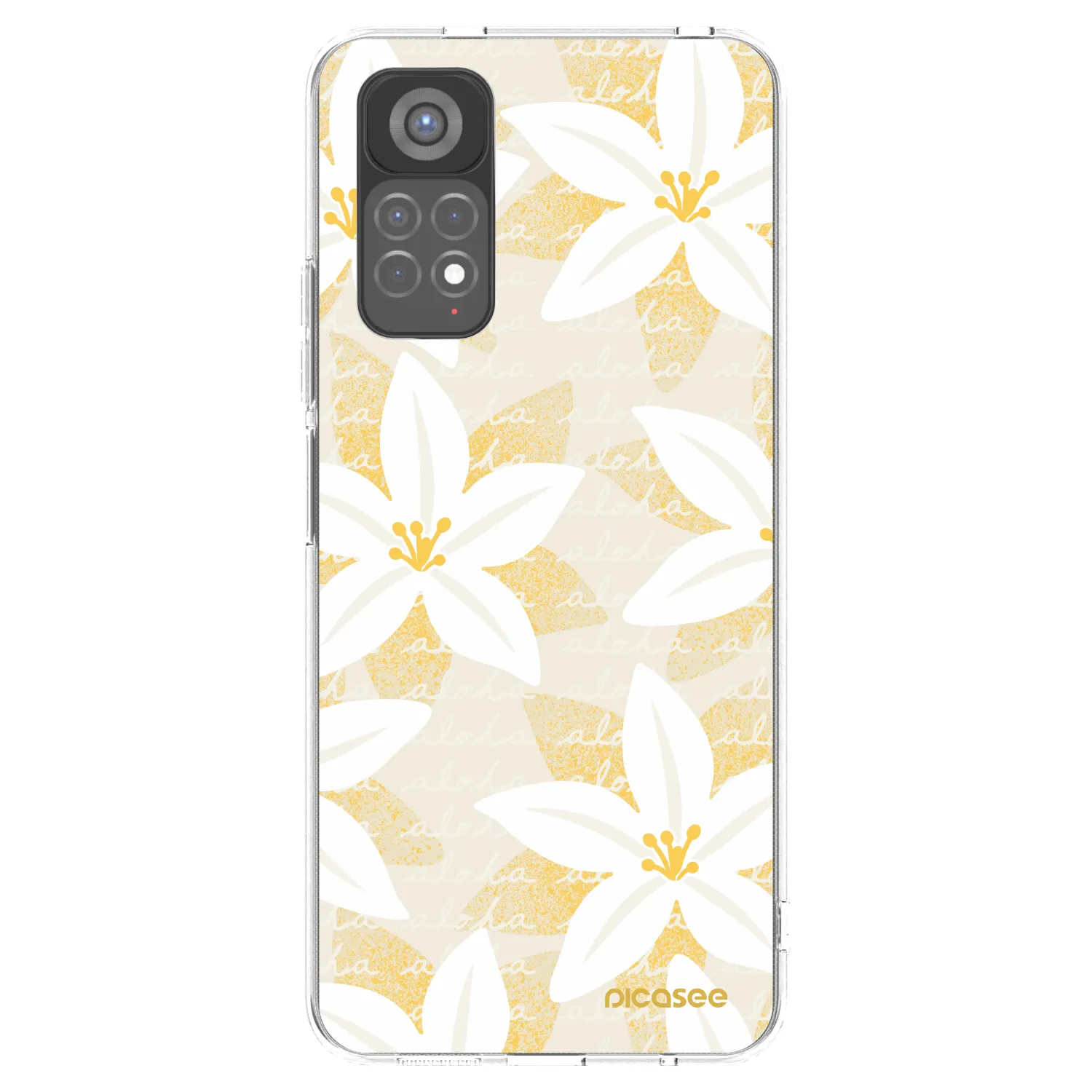 Picasee husă transparentă din silicon pentru Xiaomi Redmi Note 11S 5G - Island Leave