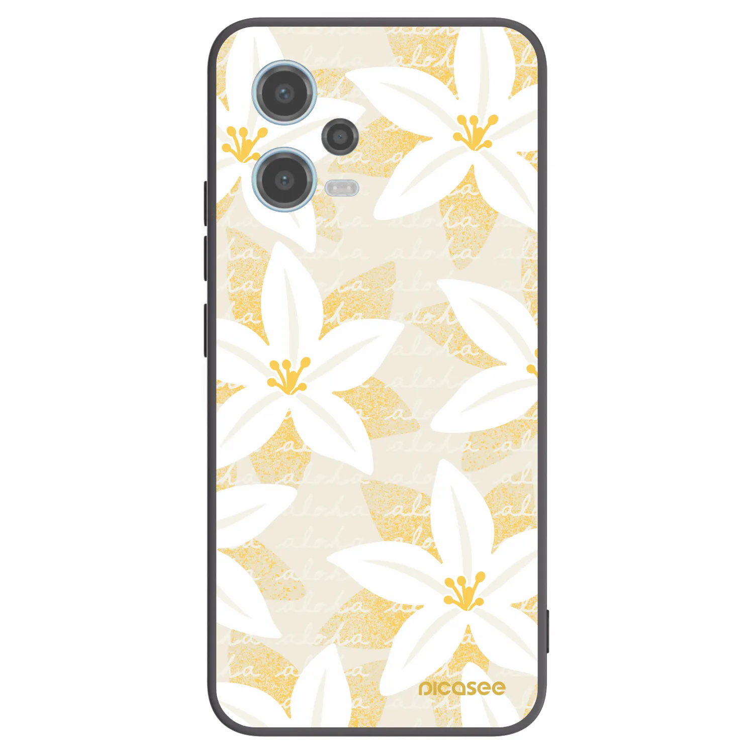 Picasee husă neagră din silicon pentru Xiaomi Redmi Note 12 5G - Island Leave