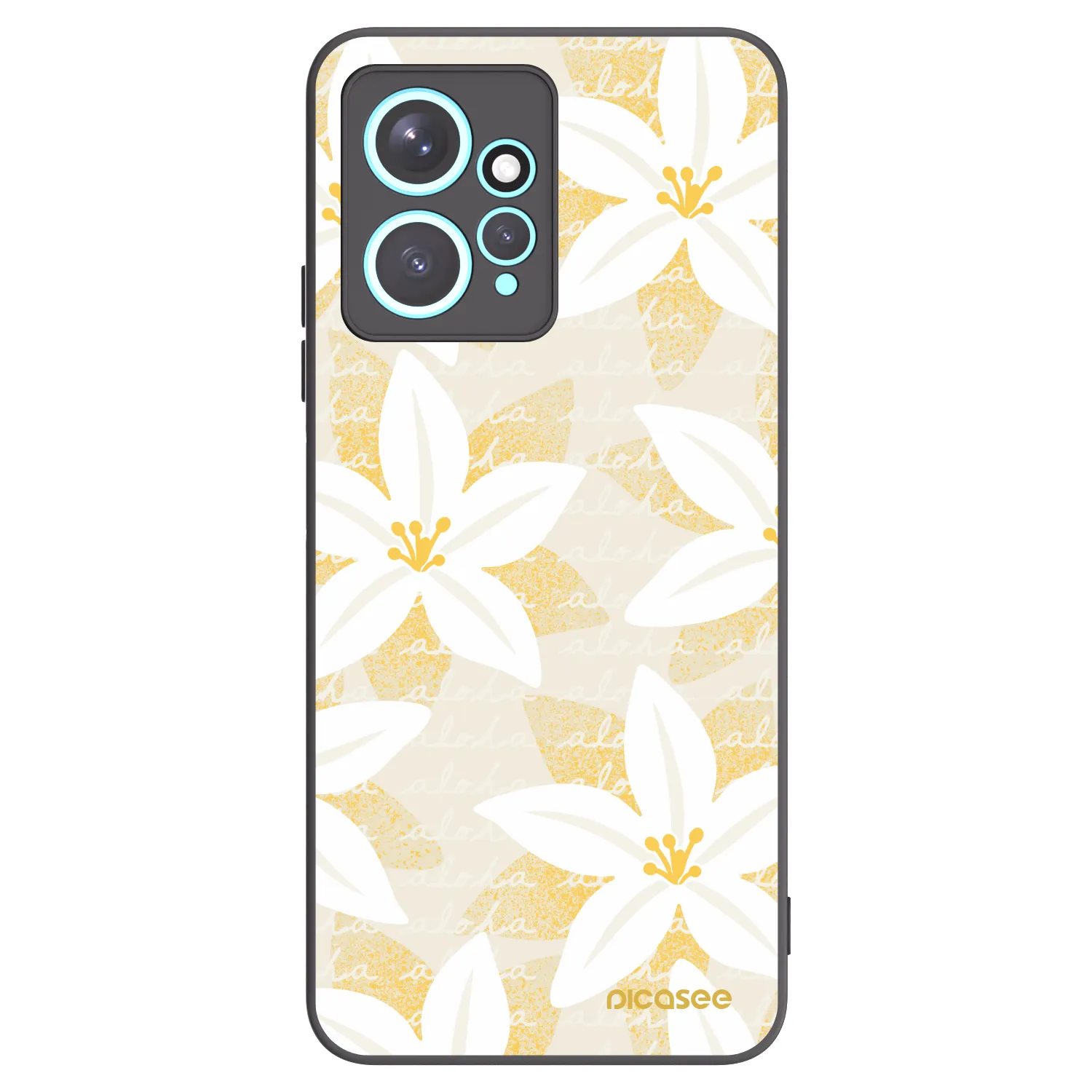 Picasee husă neagră din silicon pentru Xiaomi Redmi Note 12 4G - Island Leave