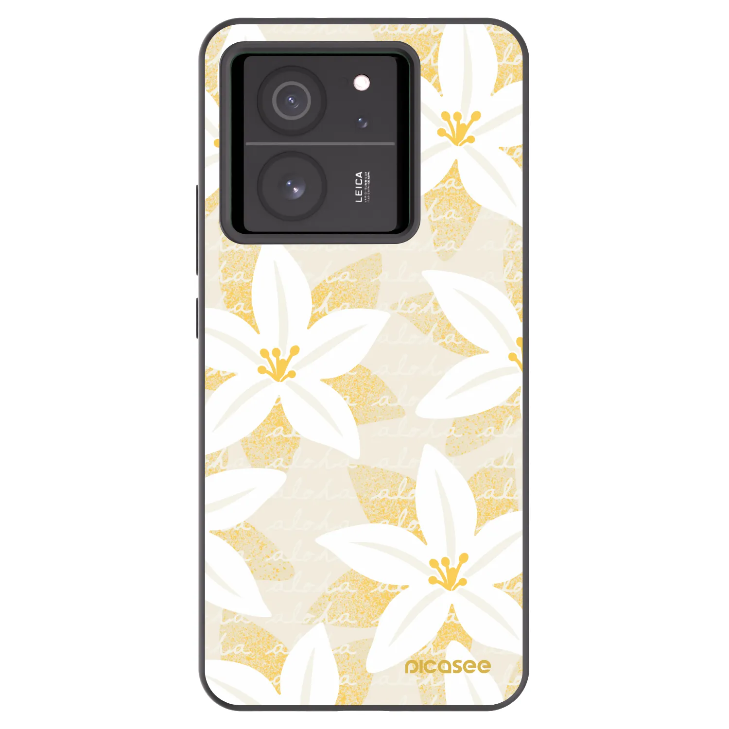 Picasee husă neagră din silicon pentru Xiaomi 13T - Island Leave