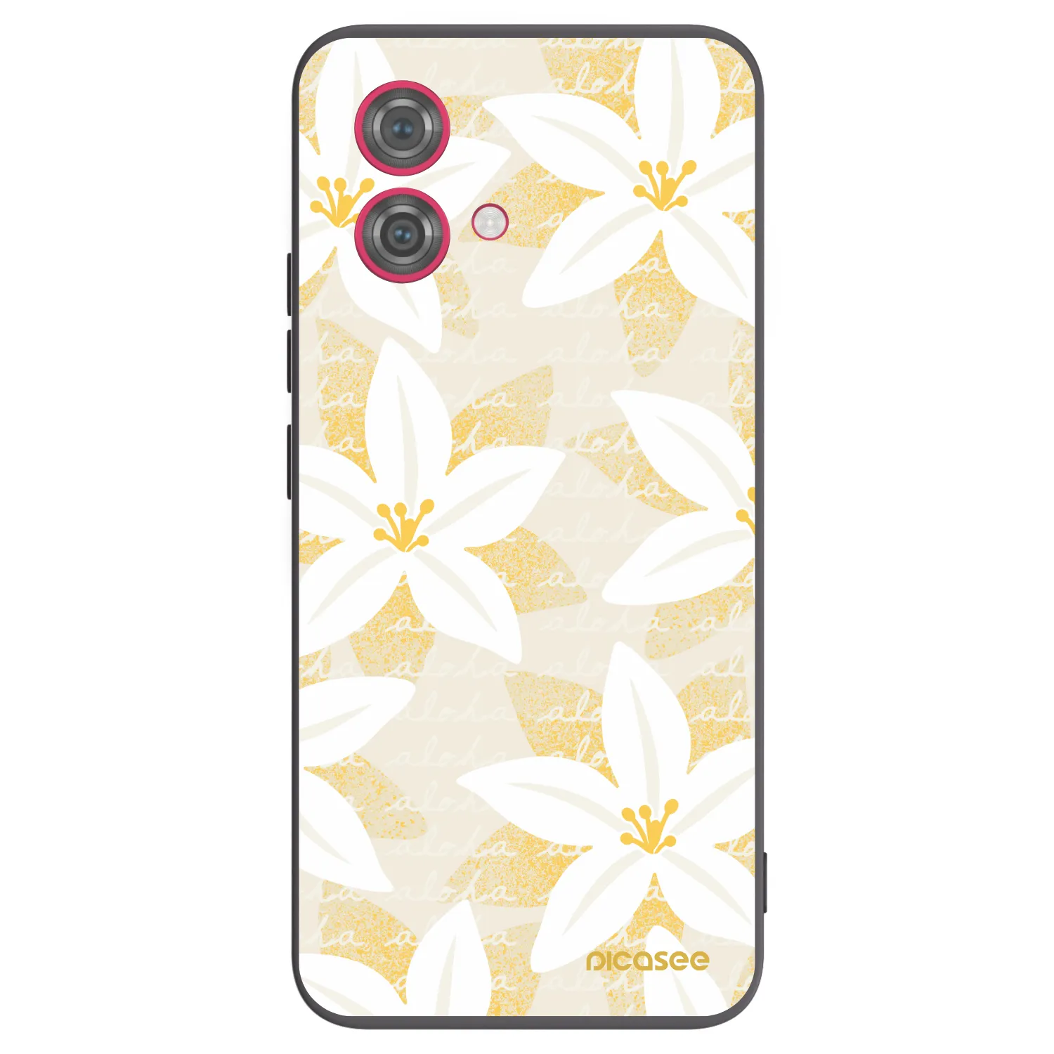 Picasee husă neagră din silicon pentru Motorola Moto G84 5G - Island Leave