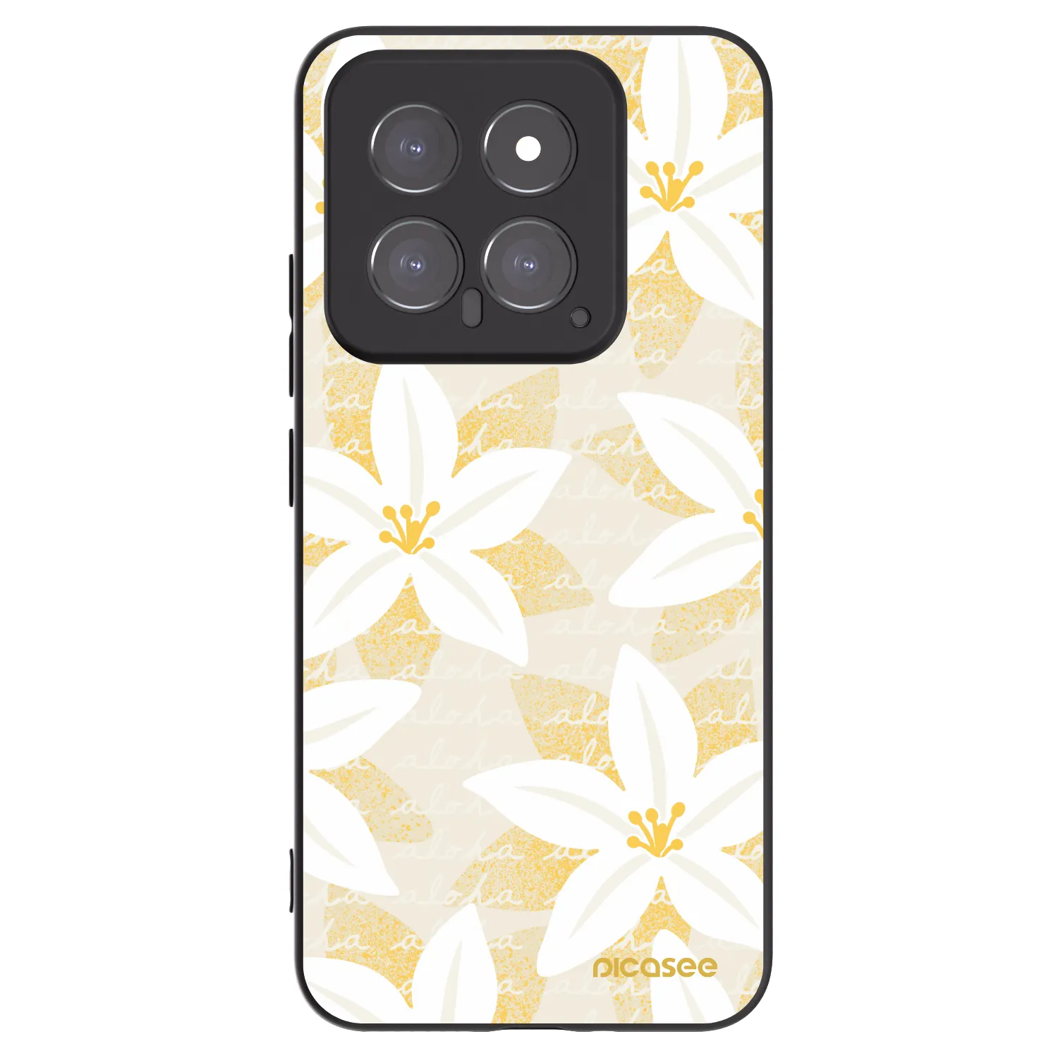Picasee husă neagră din silicon pentru Xiaomi 14 - Island Leave