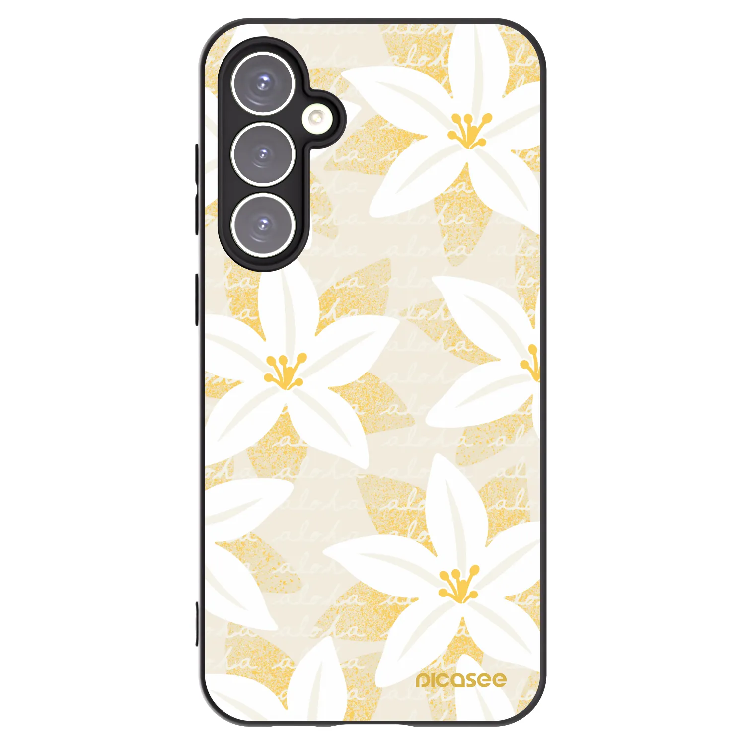 Picasee husă neagră din silicon pentru Samsung Galaxy S23 FE S711B - Island Leave