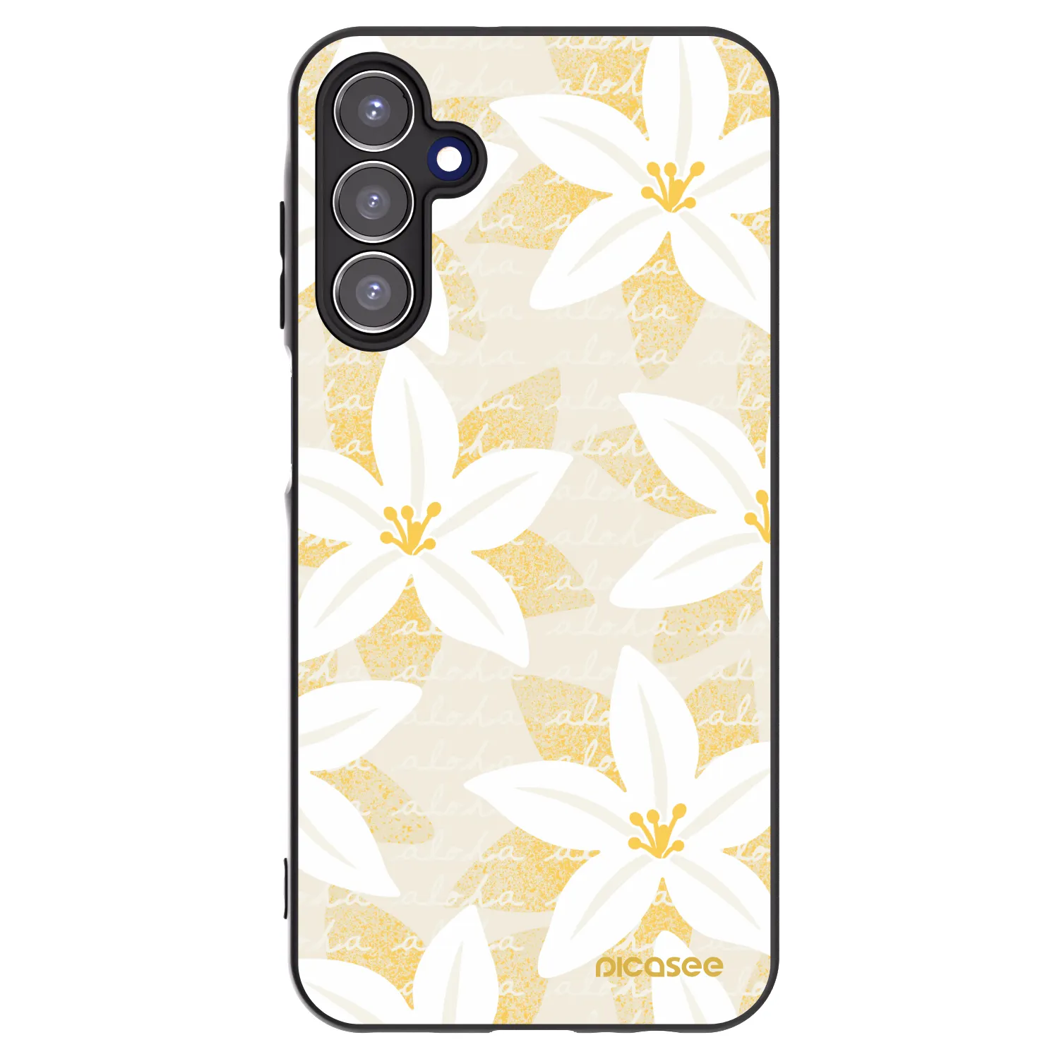 Picasee husă neagră din silicon pentru Samsung Galaxy A15 A155F 4G - Island Leave