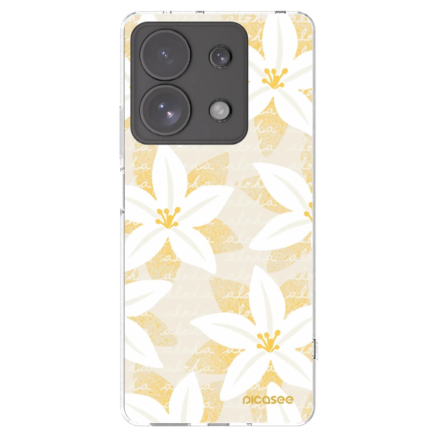 Picasee husă transparentă din silicon pentru Xiaomi Redmi Note 13 Pro 4G - Island Leave