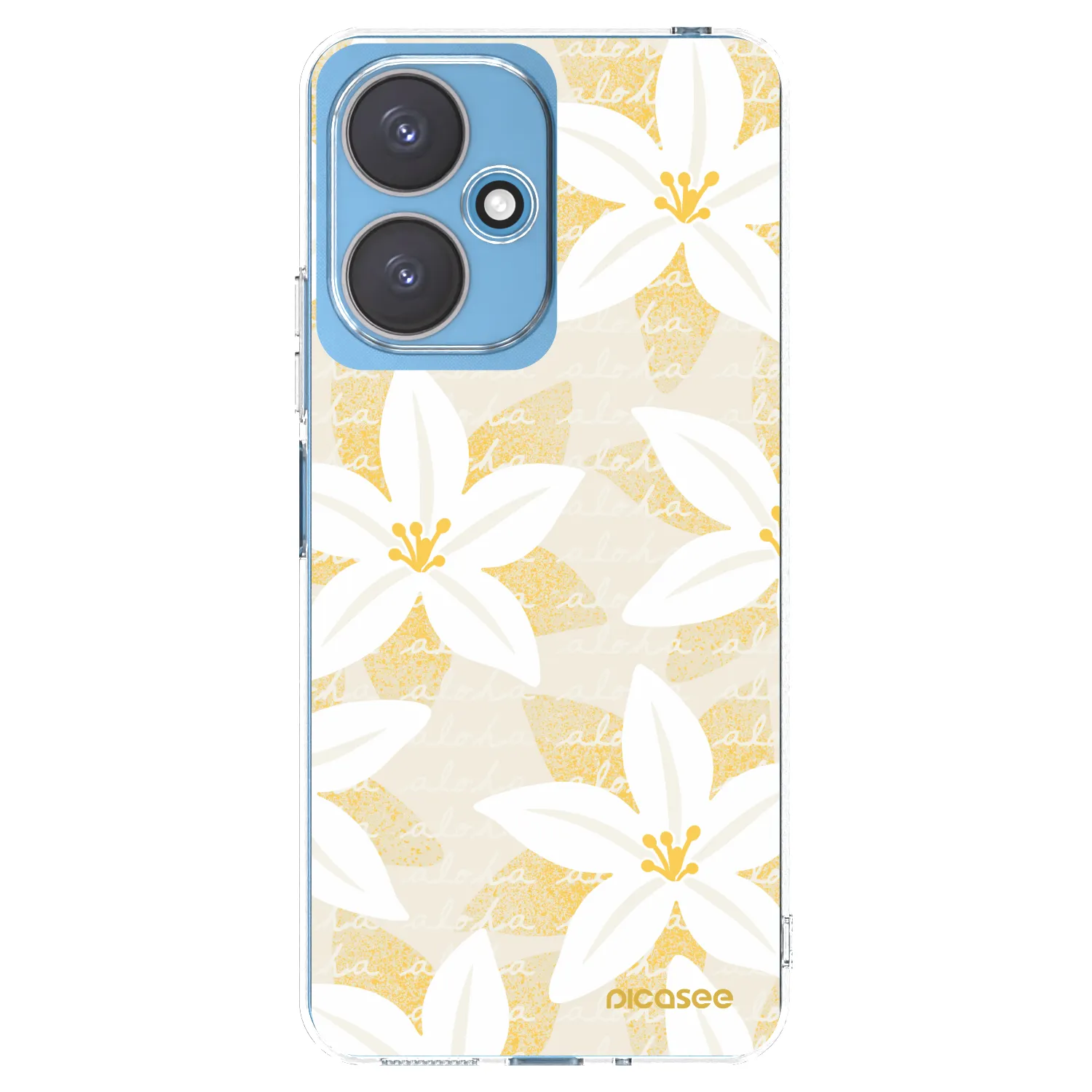 Picasee husă transparentă din silicon pentru Xiaomi Redmi 13C 5G - Island Leave