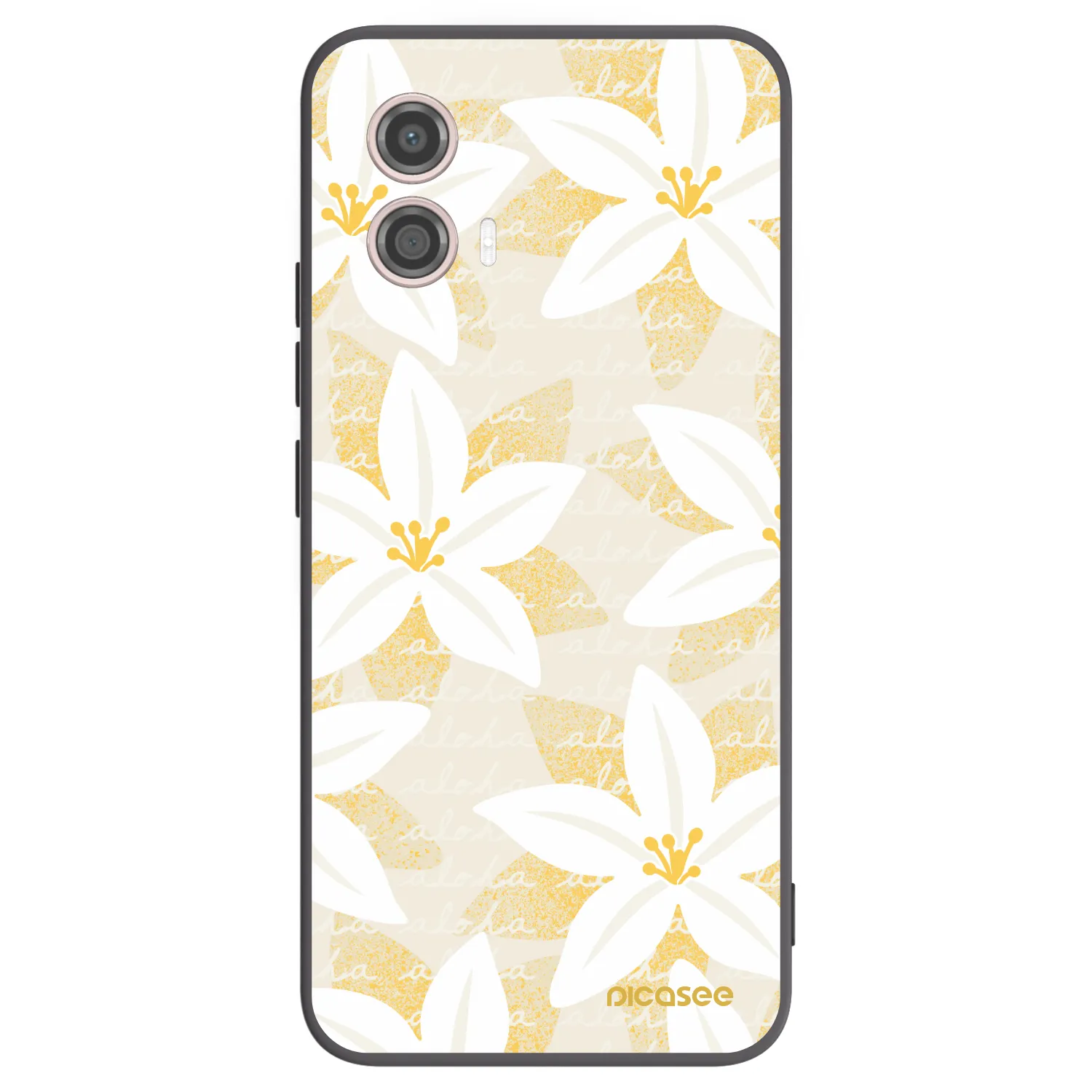 Picasee husă neagră din silicon pentru Motorola Moto G53 5G - Island Leave