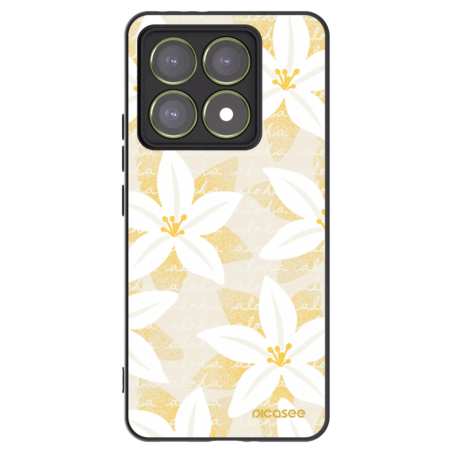 Picasee husă neagră din silicon pentru Xiaomi 14T - Island Leave