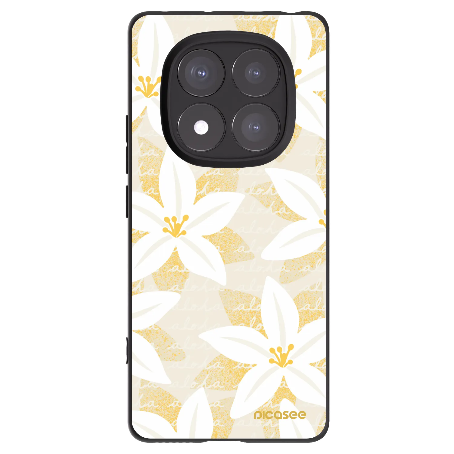 Picasee husă neagră din silicon pentru Xiaomi Redmi Note 14 Pro+ 5G - Island Leave