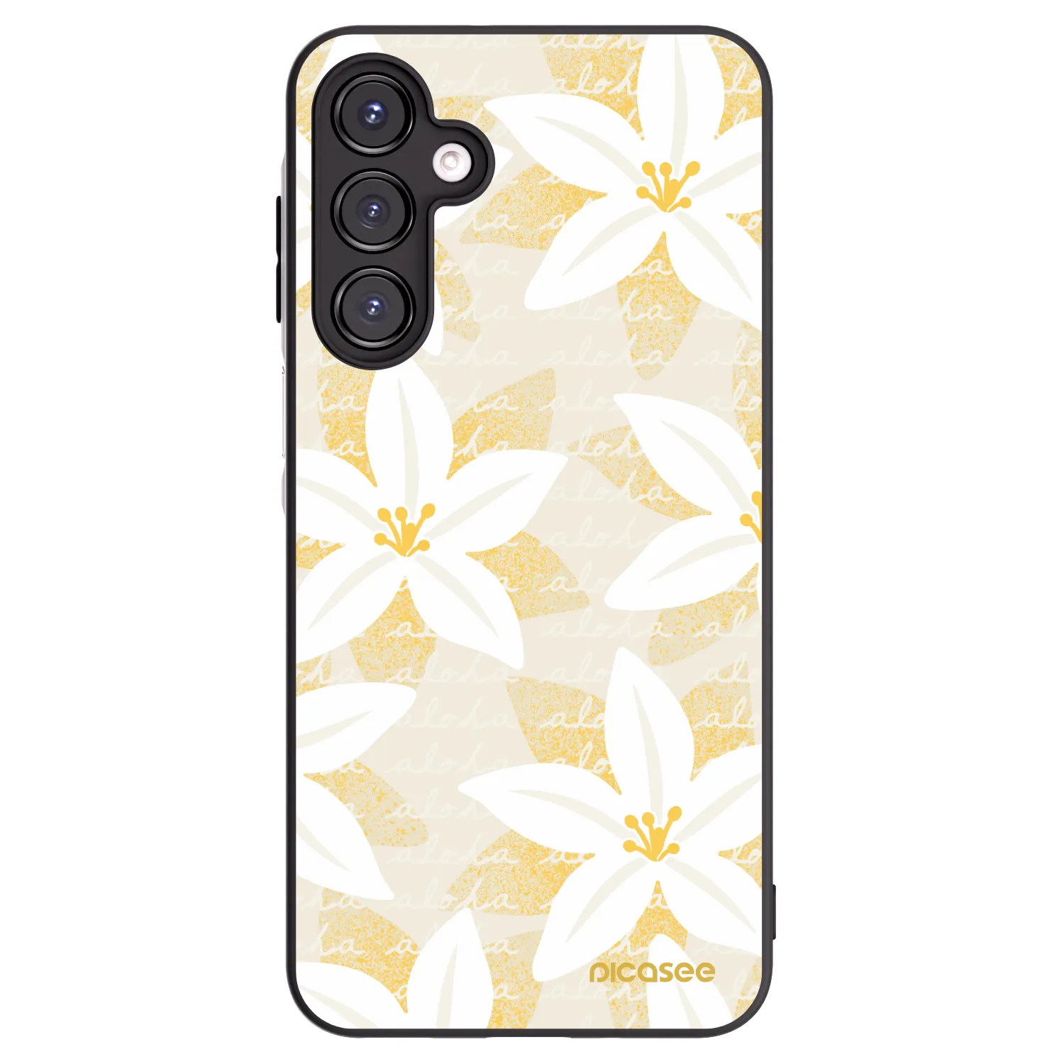 Picasee husă neagră din silicon pentru Samsung Galaxy A16 5G - Island Leave