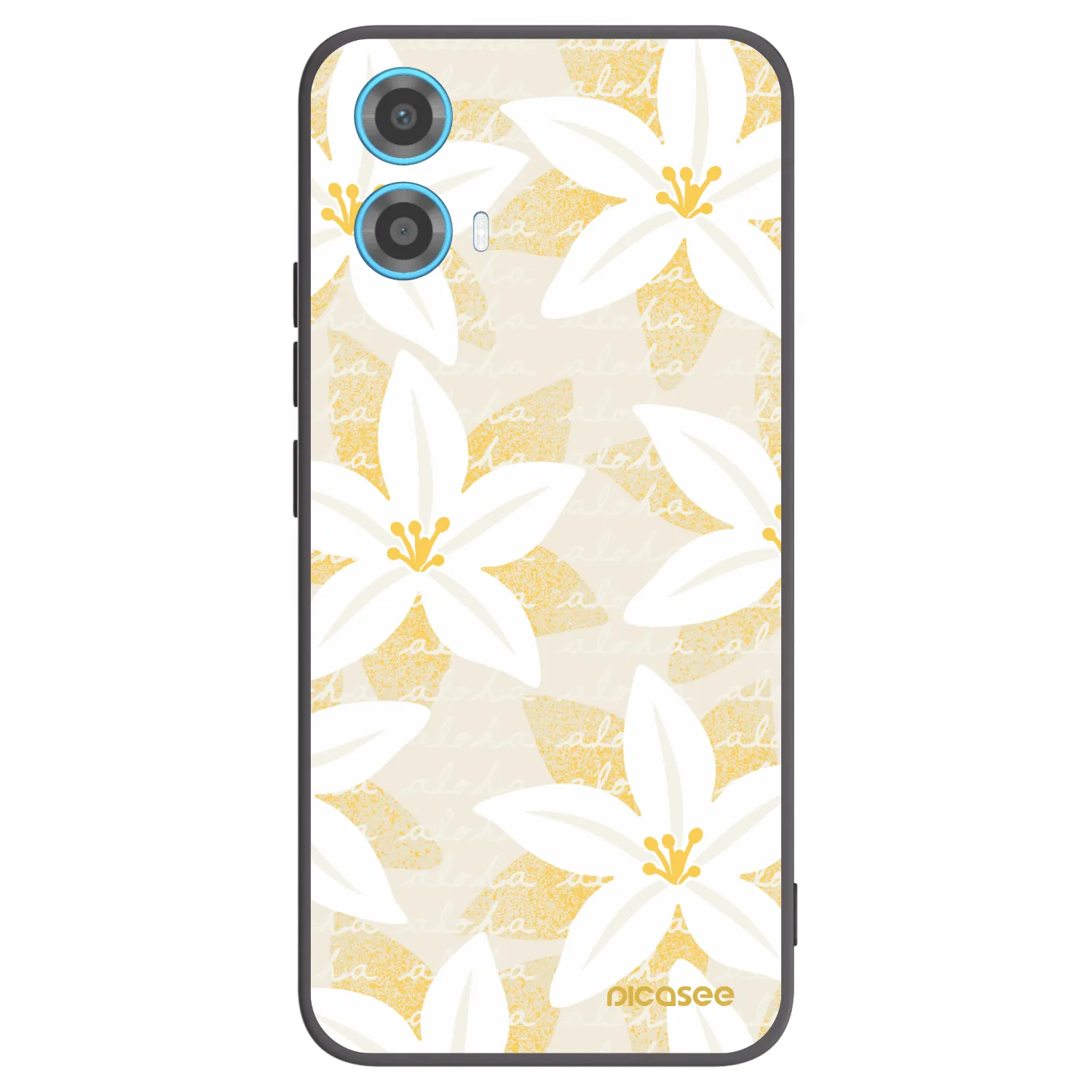 Picasee husă neagră din silicon pentru Motorola Moto G34 5G - Island Leave