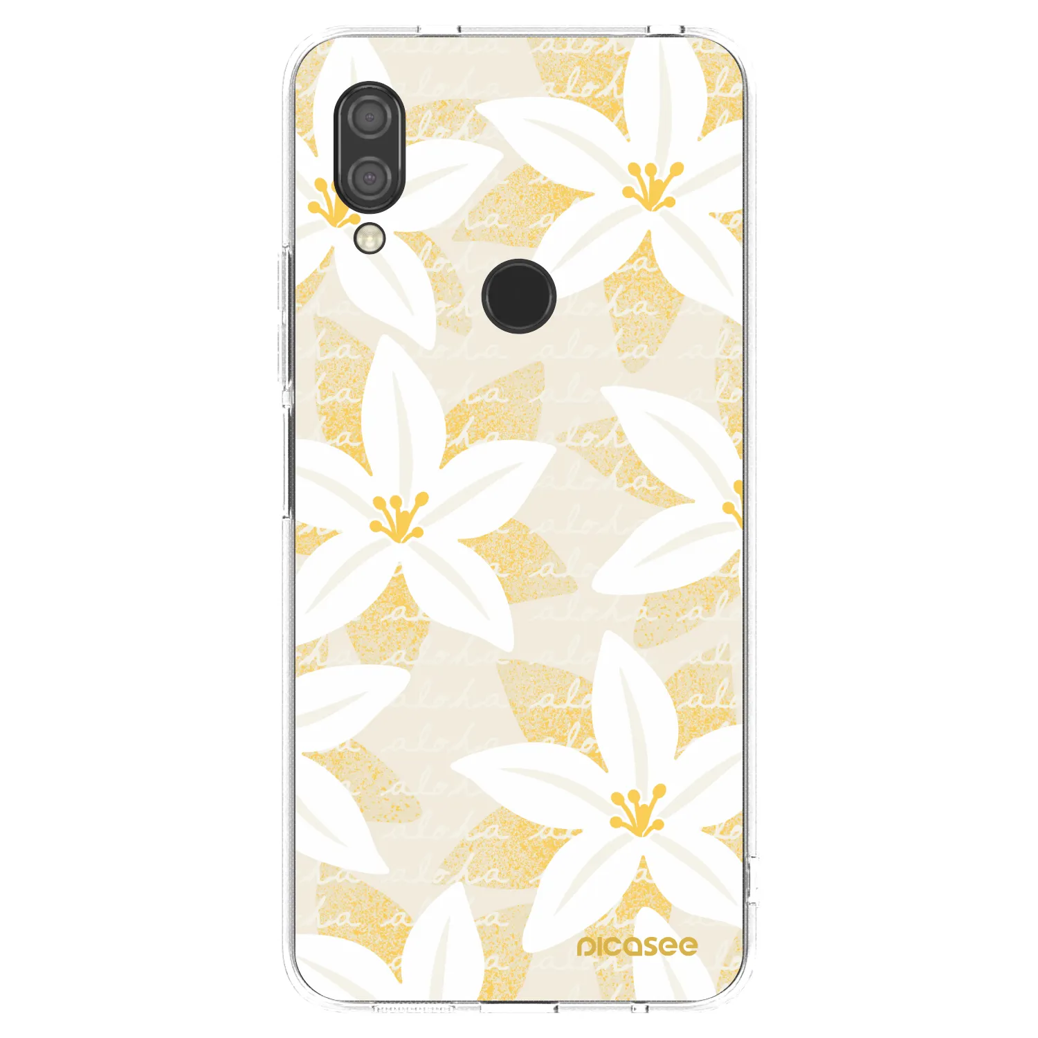 Picasee husă transparentă din silicon pentru Xiaomi Redmi 7 - Island Leave